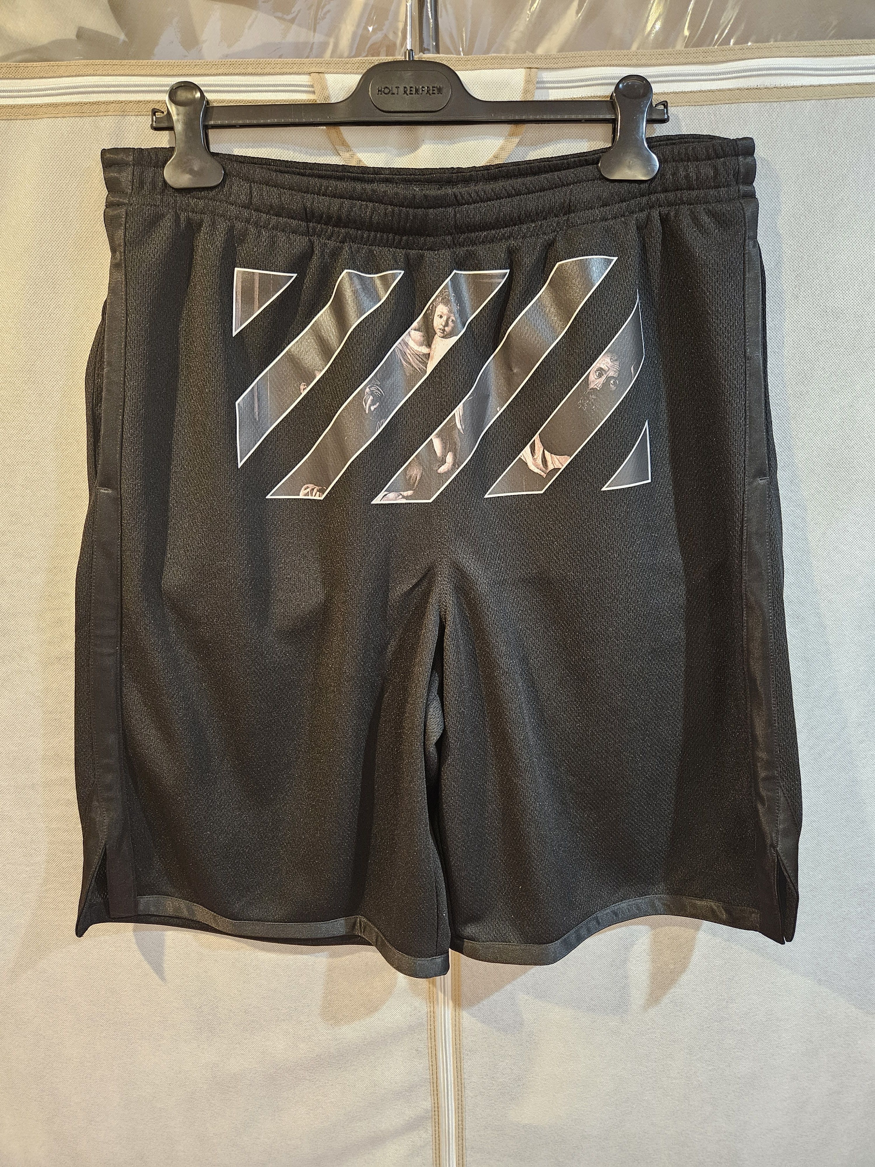Off-White Caravaggia Track Shorts Size US 34 / EU 50 - 4 Thumbnail