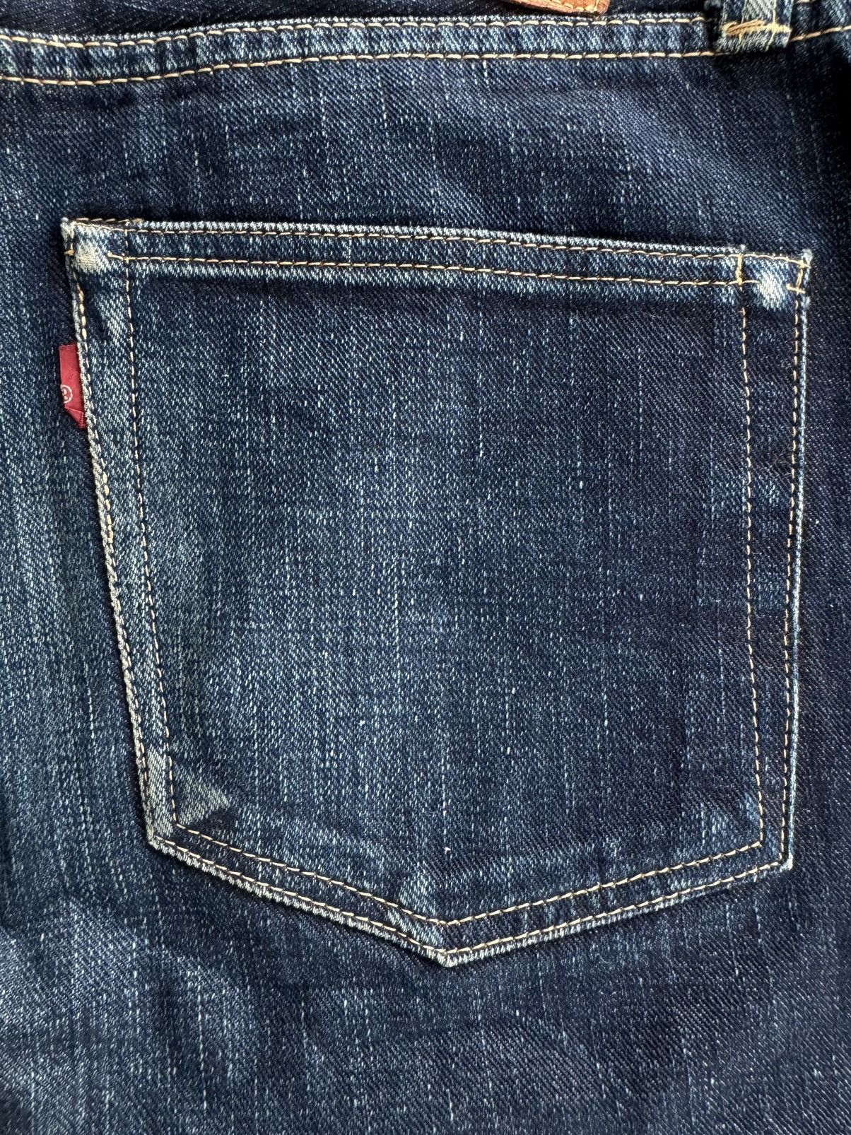 Japanese Brand Vintage Triple Square Selvedge Distressed Denim Size US 33 - 15 Thumbnail
