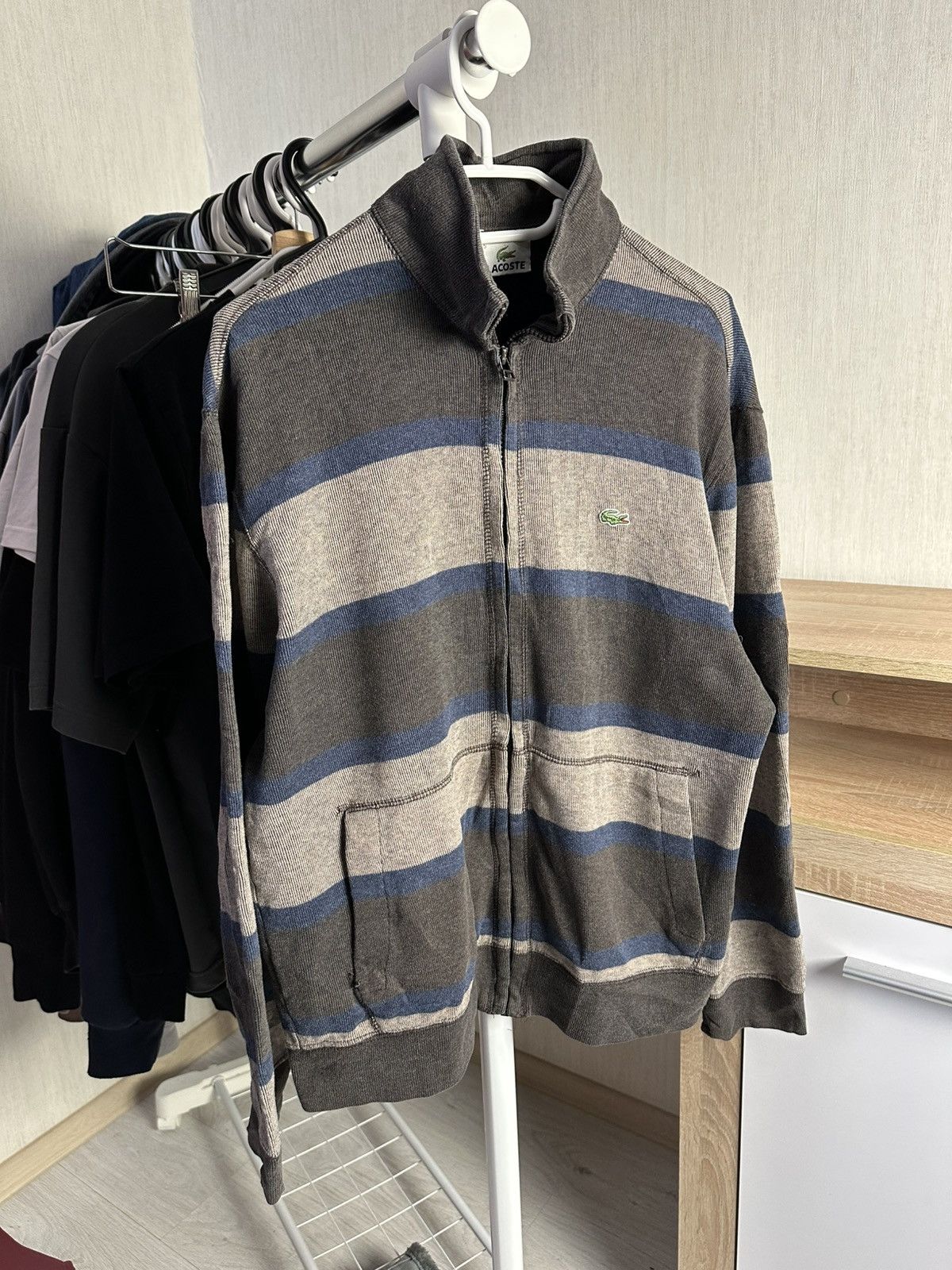 Lacoste Lacoste Vintage Zip Sweater y2k Size US L / EU 52-54 / 3 - 1 Thumbnail