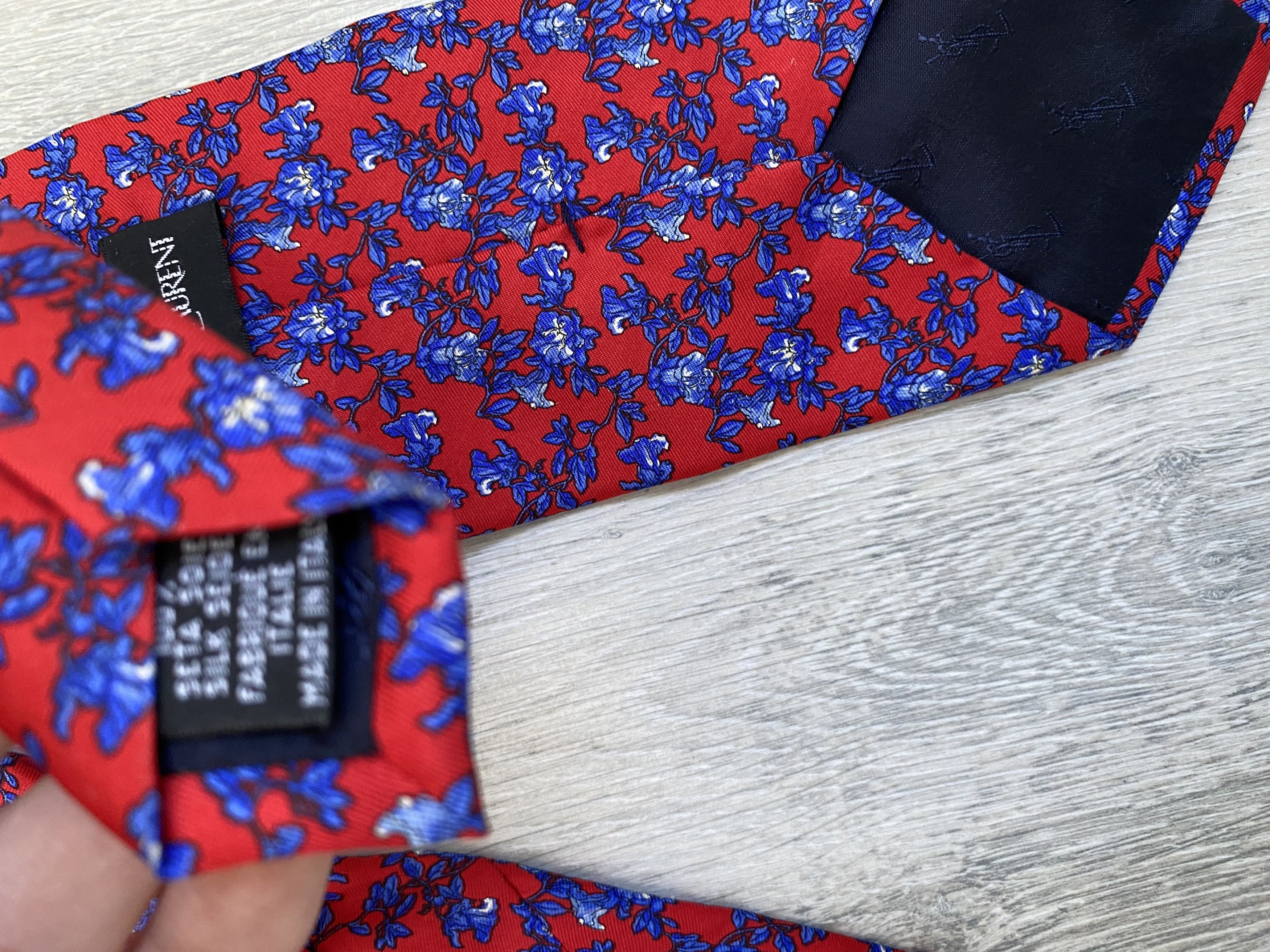 Yves Saint Laurent Yves Saint Laurent floral silk tie Size ONE SIZE - 5 Thumbnail