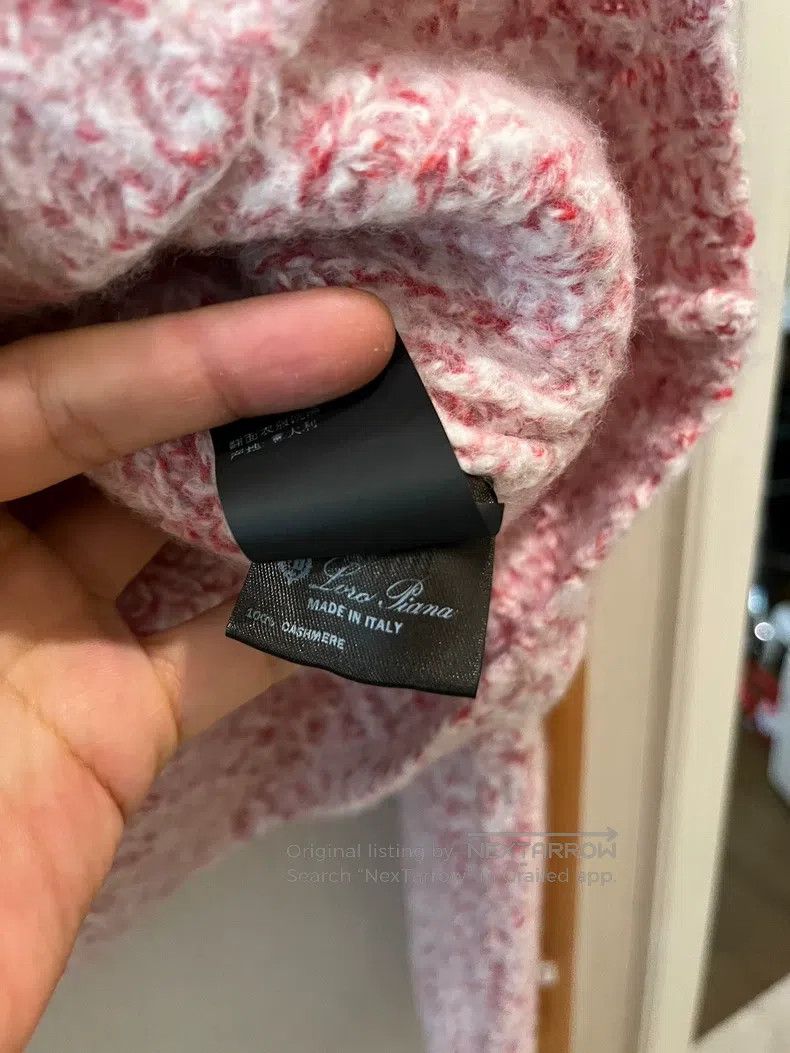 Loro Piana Pink cashmere open cardigan jacket