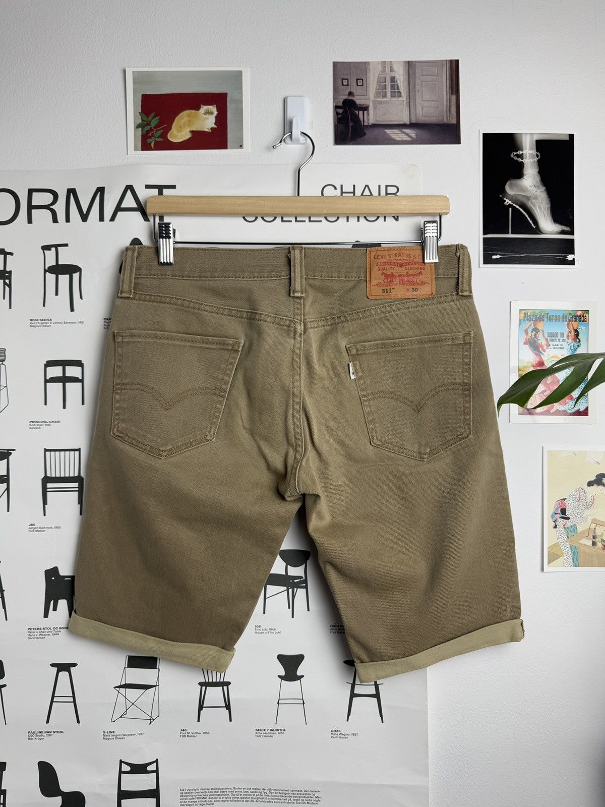 Levi's × Levi's Vintage Clothing Levi’s 511 khaki denim jeans shorts jorts 30 skate baggy y2k Size US 30 / EU 46 - 1 Thumbnail