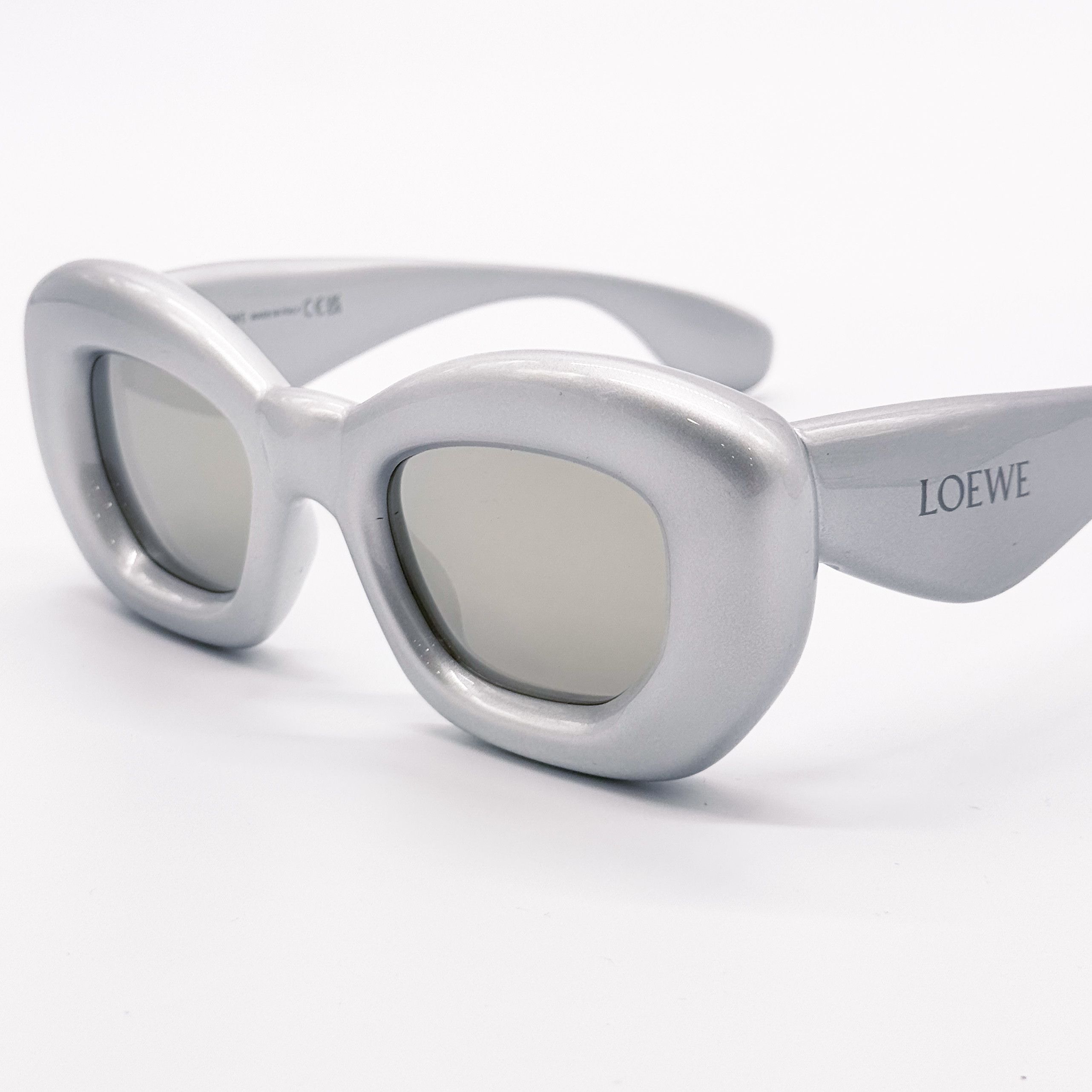 Loewe NEW LOEWE LW40117I 20C SILVER UNISEX SUNGLASSES LOEWE Size ONE SIZE - 5 Thumbnail