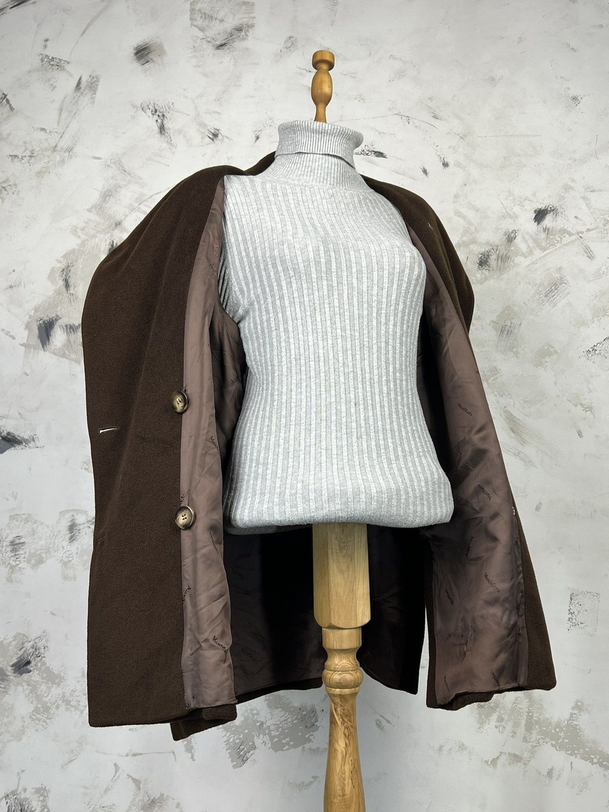Max Mara Vintage Max Mara Wool Cashmere Coat Size S - M Size S / US 4 / IT 40 - 14 Thumbnail