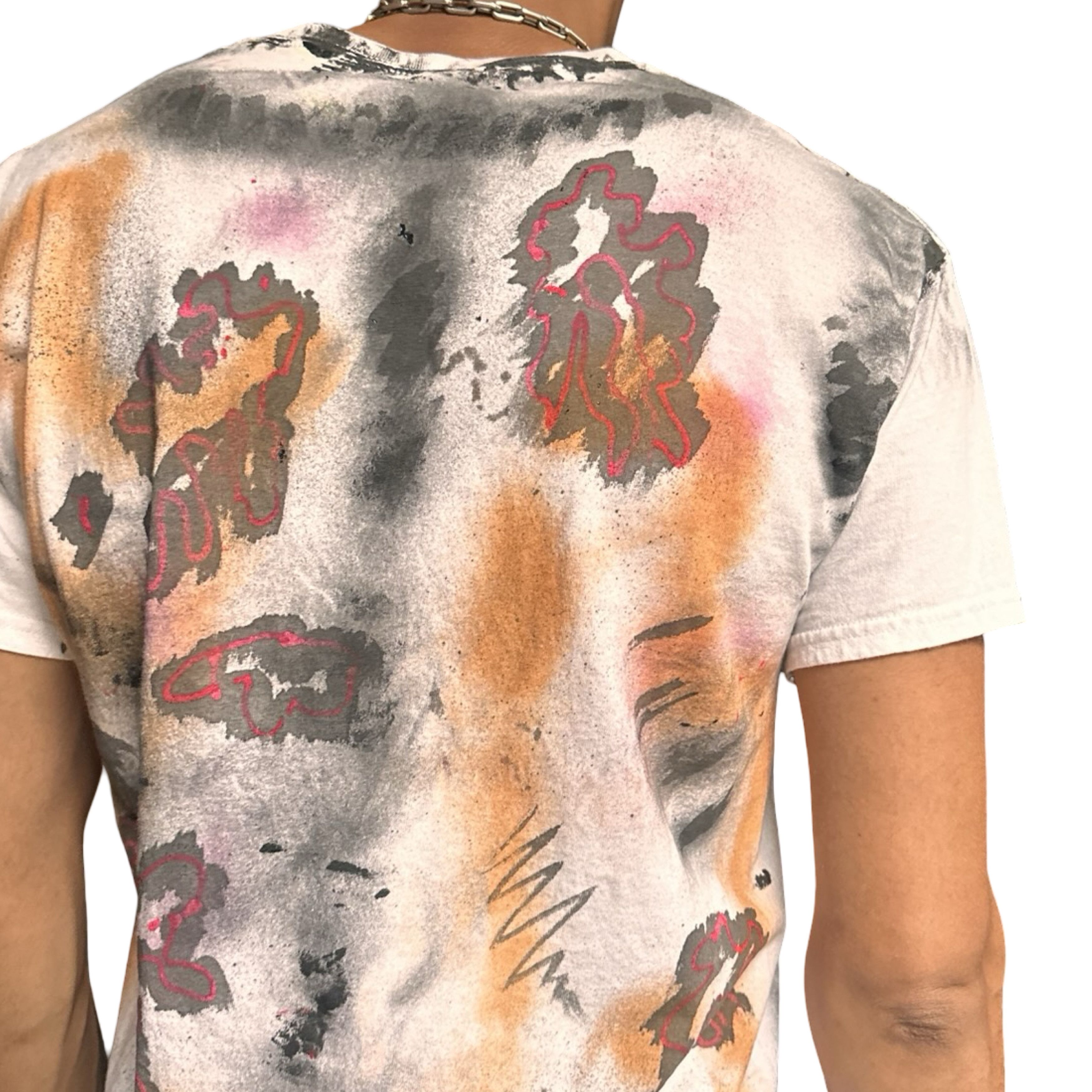 Gildan ASTROBOI* x Gildan 'Crossway' White Graphic T-shirt - Large Size US L / EU 52-54 / 3 - 2 Thumbnail