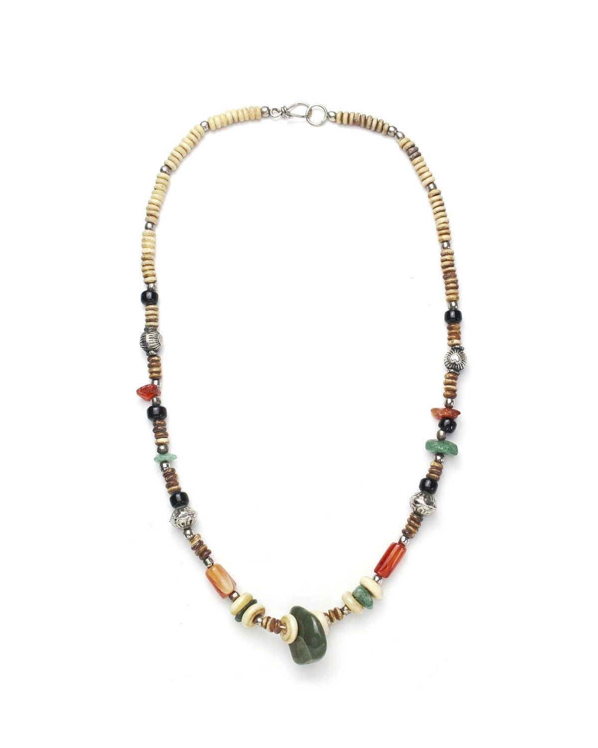 Vintage 2000S JAPANESE MADE NATURAL STONE CLASSIC BEAD NECKLACE Size ONE SIZE - 1 Thumbnail