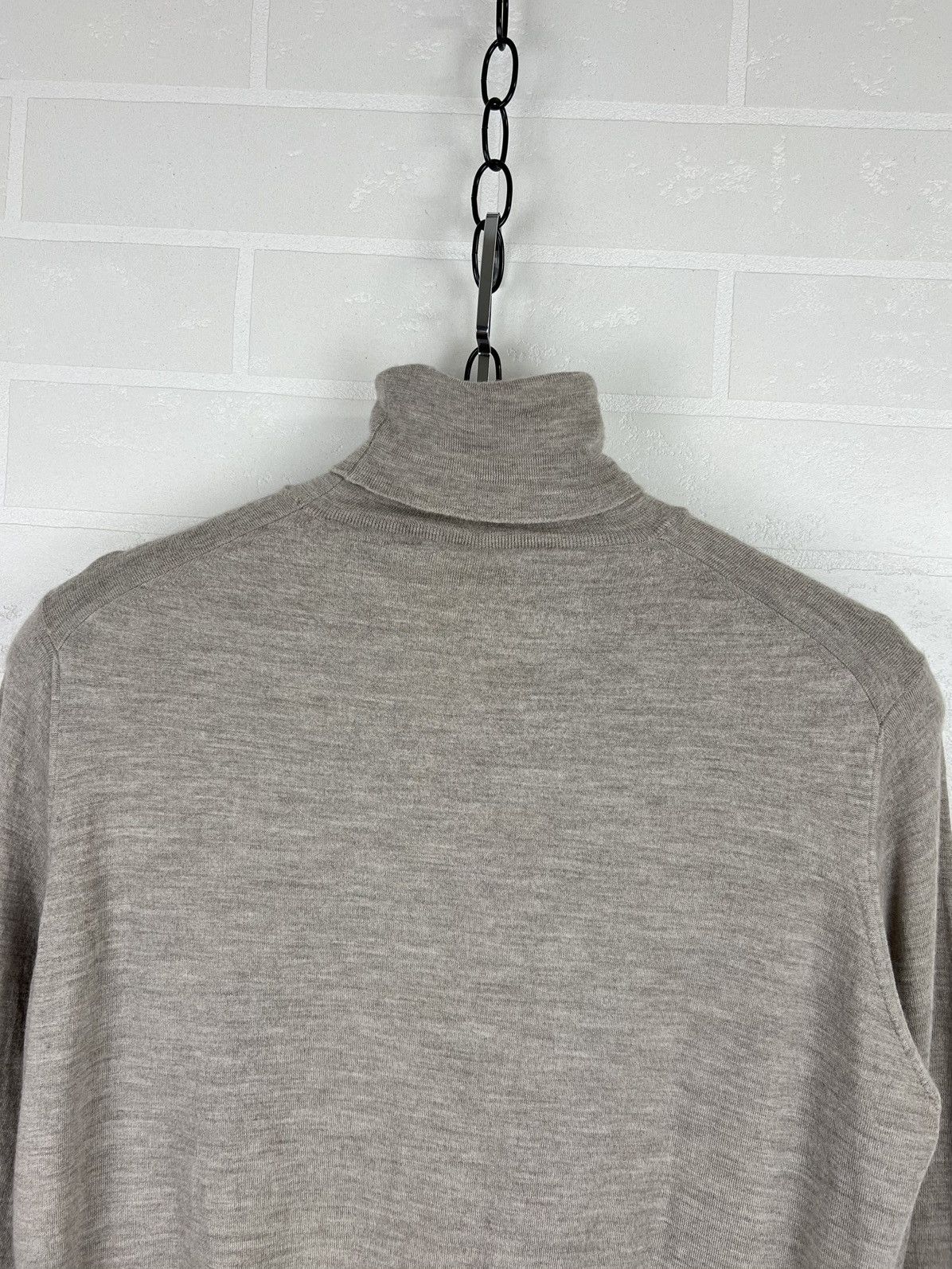 Brunello Cucinelli BRUNELLO CUCINELLI Sweater Turtleneck Cashmere/Wool Virgin Size US L / EU 52-54 / 3 - 16 Thumbnail