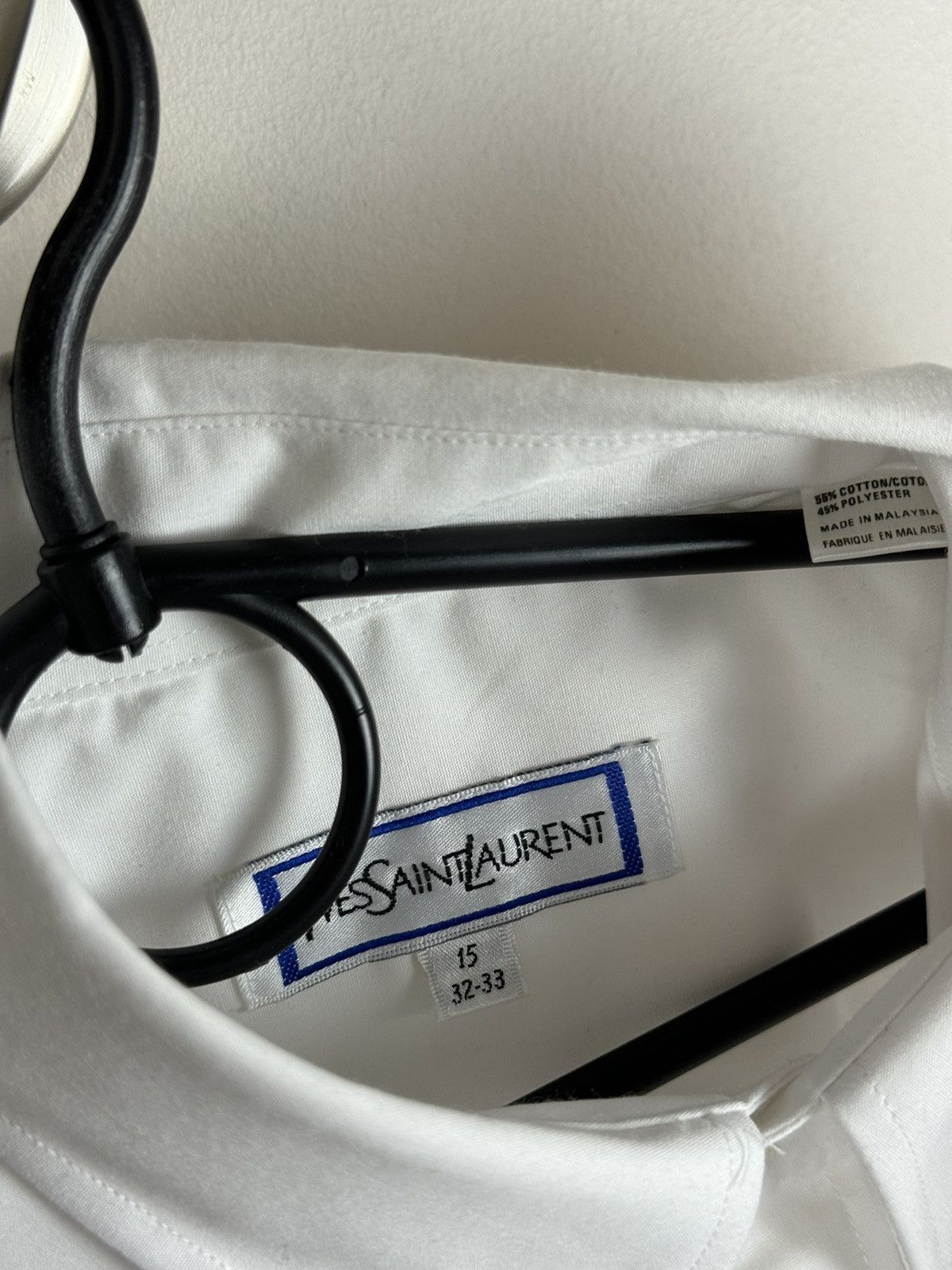 Vintage × Yves Saint Laurent White classic shirt Yves Saint Laurent original luxury item Size US M / EU 48-50 / 2 - 3 Thumbnail