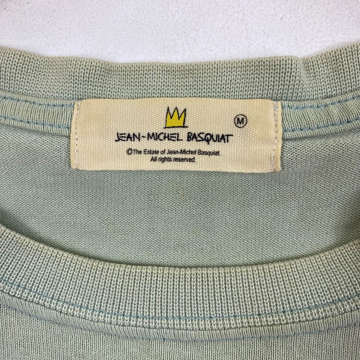 Jean-Michel Basquiat × Vintage Vintage 00's JEAN-MICHEL BASQUIAT Notary Portfolio Art Faded Size US M / EU 48-50 / 2 - 6 Thumbnail
