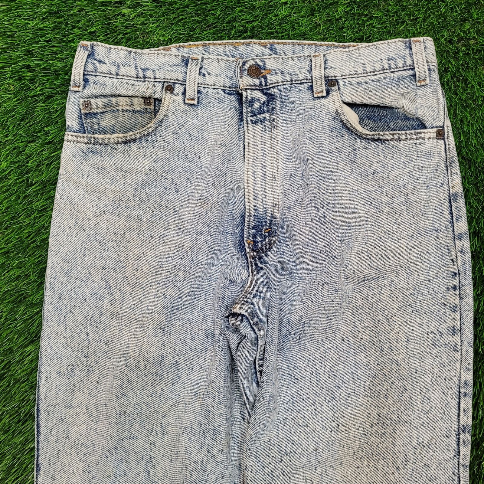 Levi's Vintage 90s Levi's 540 Jeans 33x29.5 USA Baggy Acid-Wash Size US 33 - 2 Thumbnail