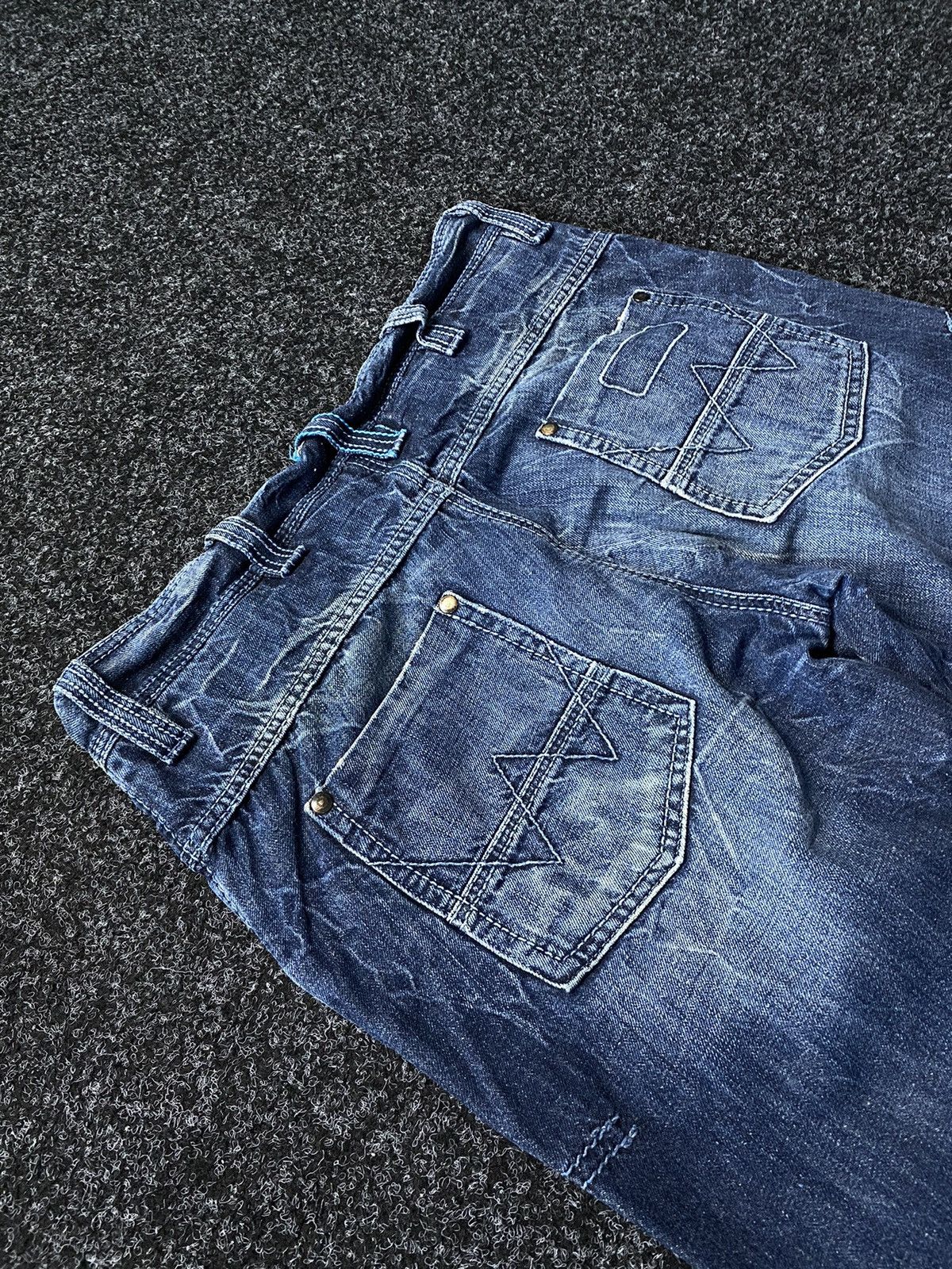 If Six Was Nine × Vintage × Wrangler Vintage 90s Y2K Wrangler Denim Jeans baggy pants Size US 34 / EU 50 - 14 Thumbnail