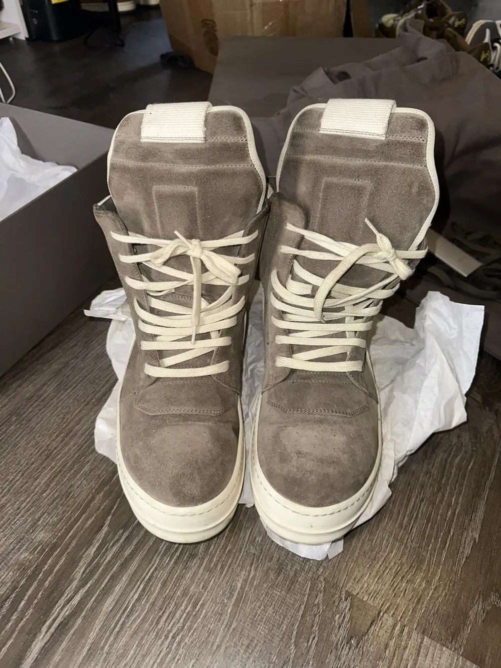 Rick Owens Rick Owens Geobasket Sz.44 Size US 10.5 / EU 43-44 - 11 Thumbnail