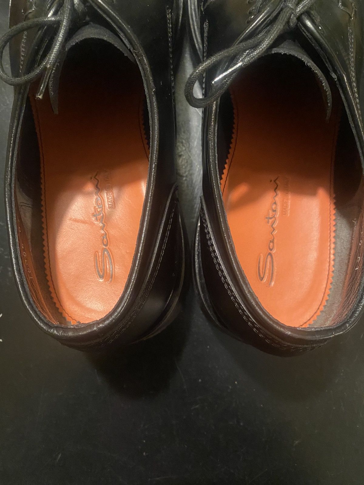 Santoni Santoni Round-Toe Lace Up Derby Shoes Size US 11 / EU 44 - 10 Thumbnail
