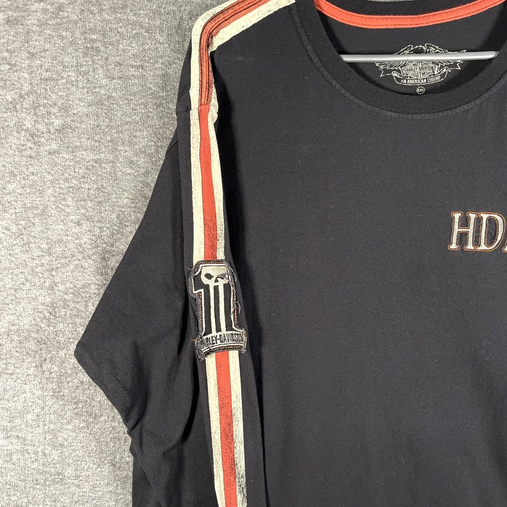 Harley Davidson Harley-Davidson Shirt Mens 3XL Black HDMC Willie G Skull 1 Long Sleeve Biker Tee Size US XXL / EU 58 / 5 - 2 Thumbnail