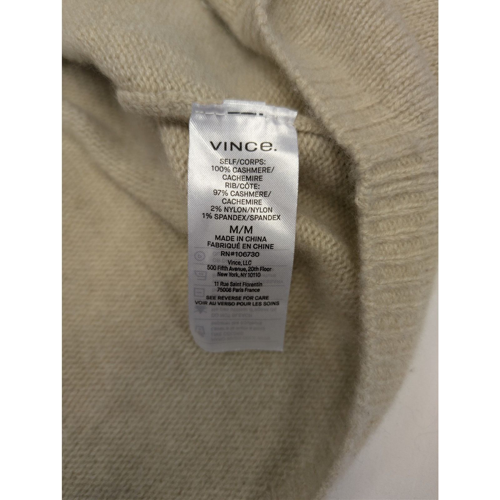 Vince o1rshd1 CC20 Crewneck Sweatshirt in Beige Size US M / EU 48-50 / 2 - 16 Thumbnail