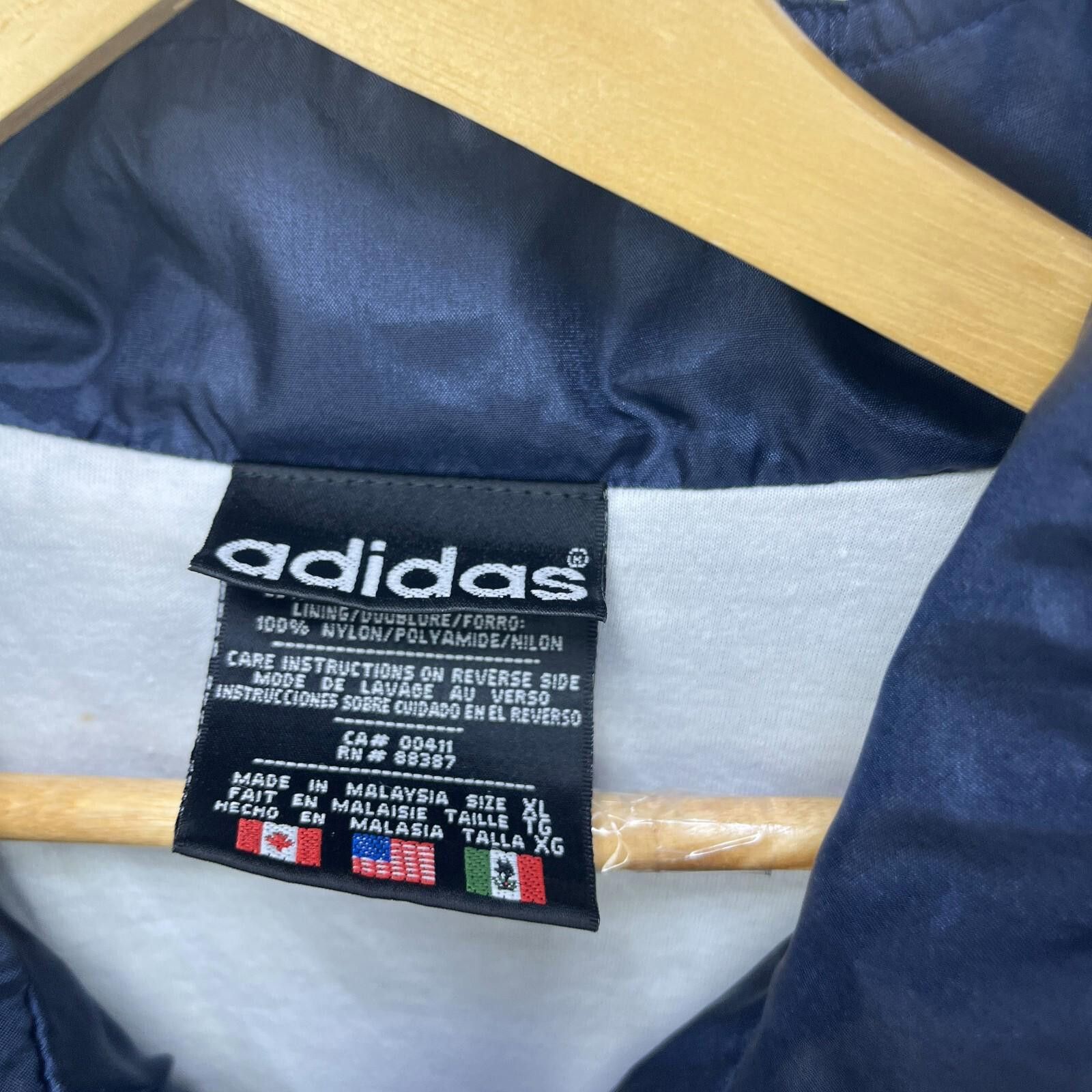 Adidas Vintage 90s Adidas Windbreaker Track Foil Jacket XL Size US XL / EU 56 / 4 - 5 Thumbnail