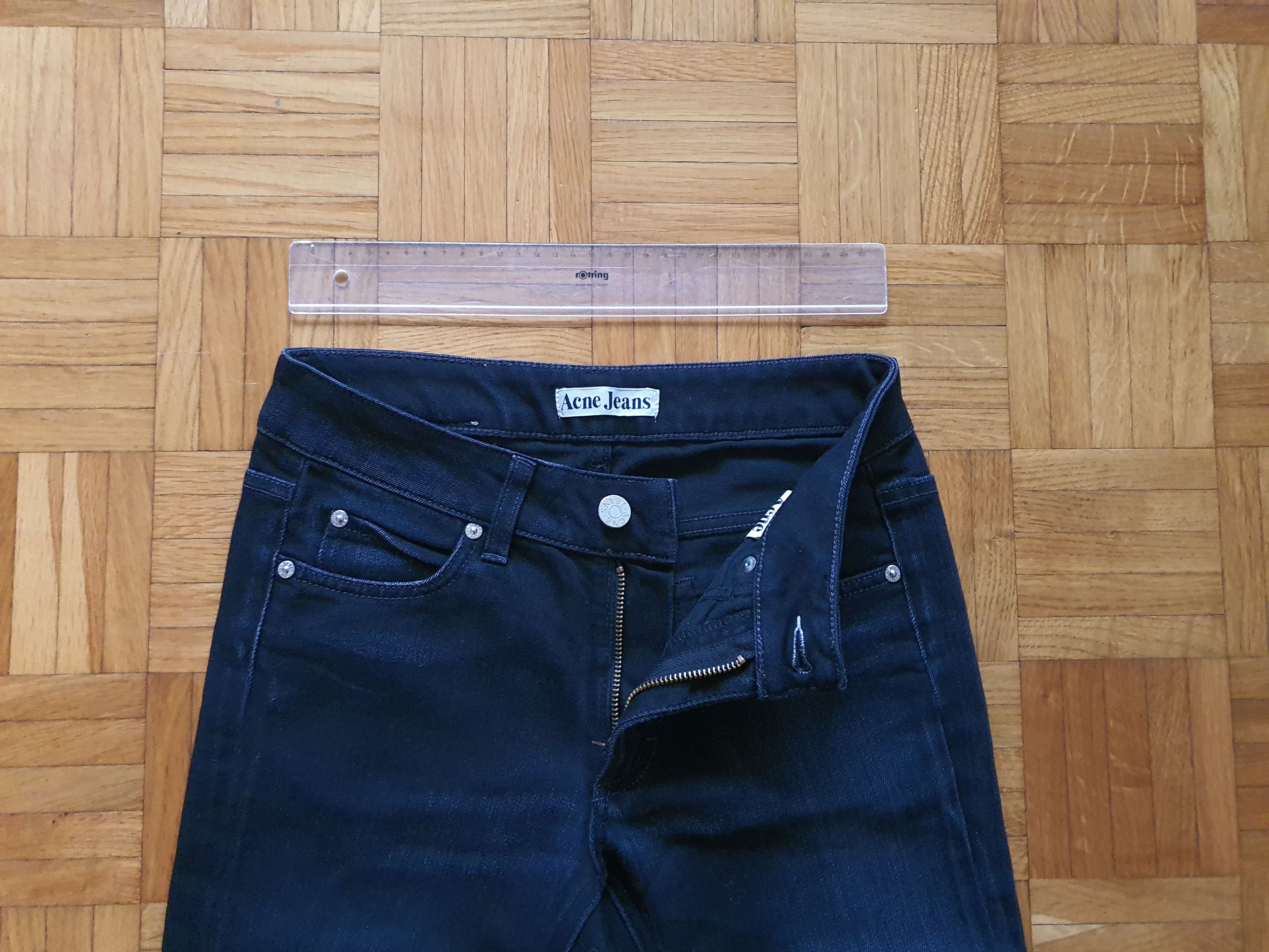 Acne Studios HEX TRIUMPH - Denim Jeans (Black) - Sz W26 L32 (26x32) Size 26" / US 2 / IT 38 - 4 Thumbnail