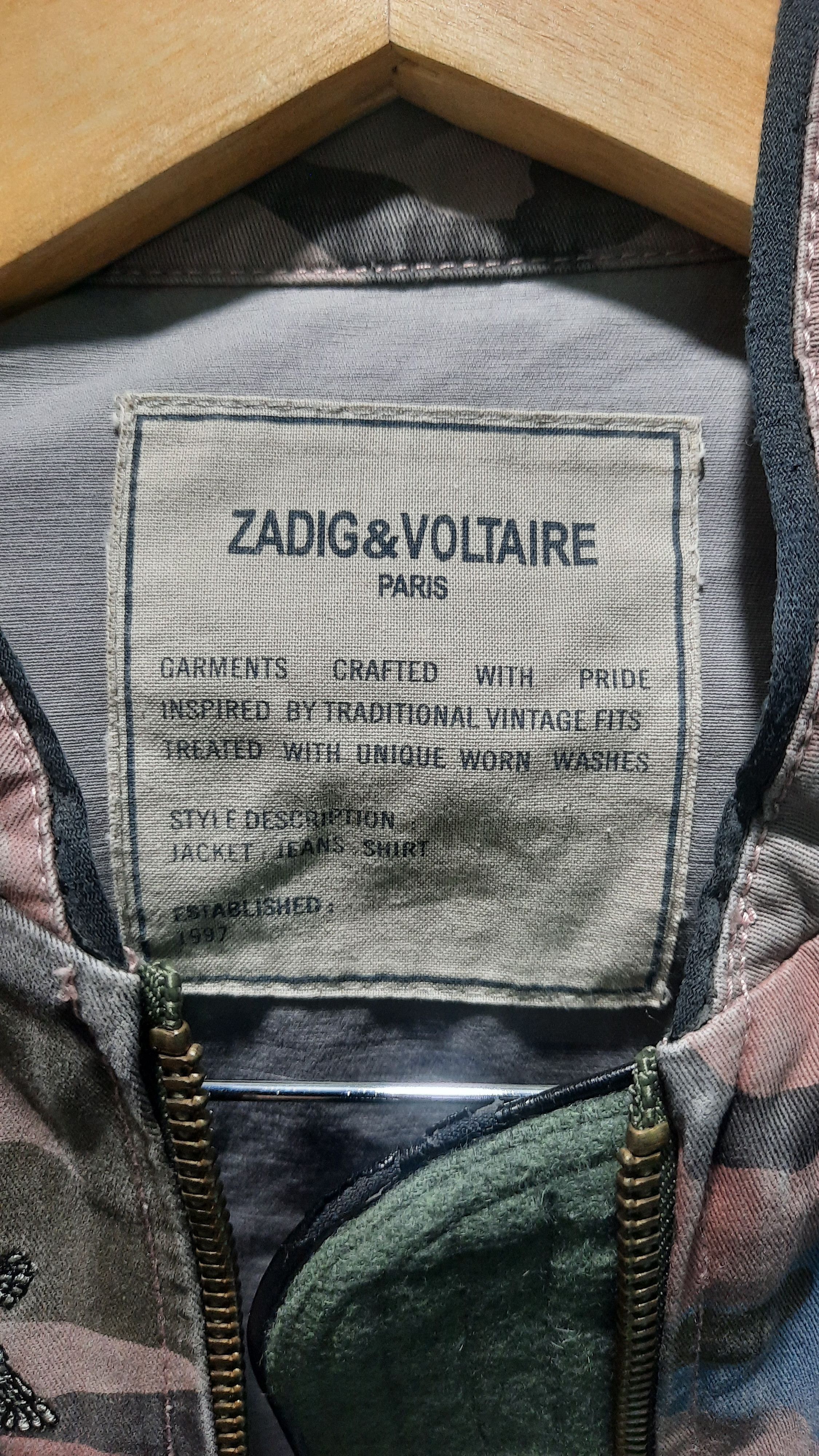 Hysteric Glamour × Zadig & Voltaire Flower and skeleton Size US M / EU 48-50 / 2 - 5 Thumbnail