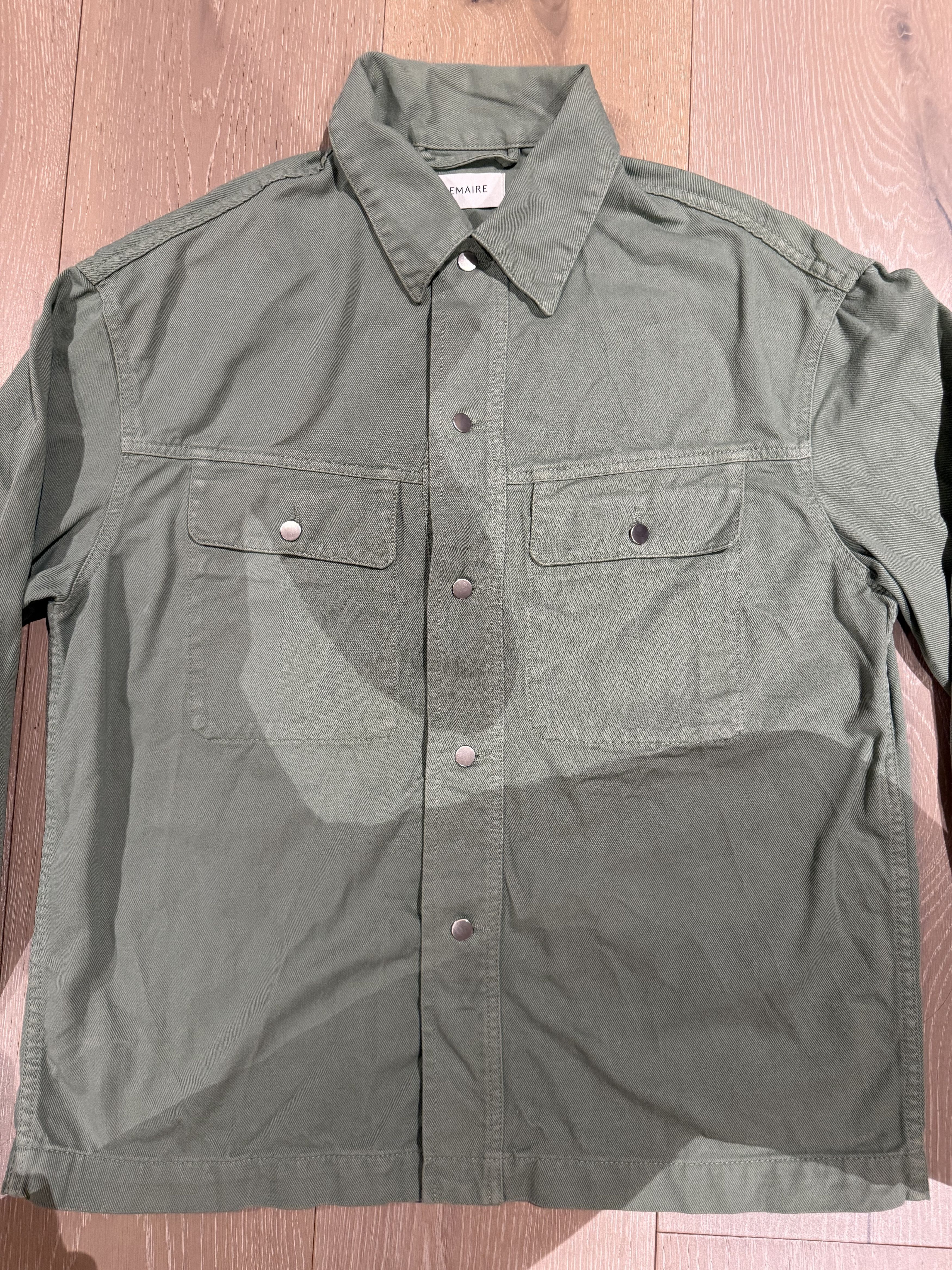 Lemaire 💚 Lemaire Trucker Overshirt Hedge Green Jacket 46 Size US S / EU 44-46 / 1 - 7 Thumbnail
