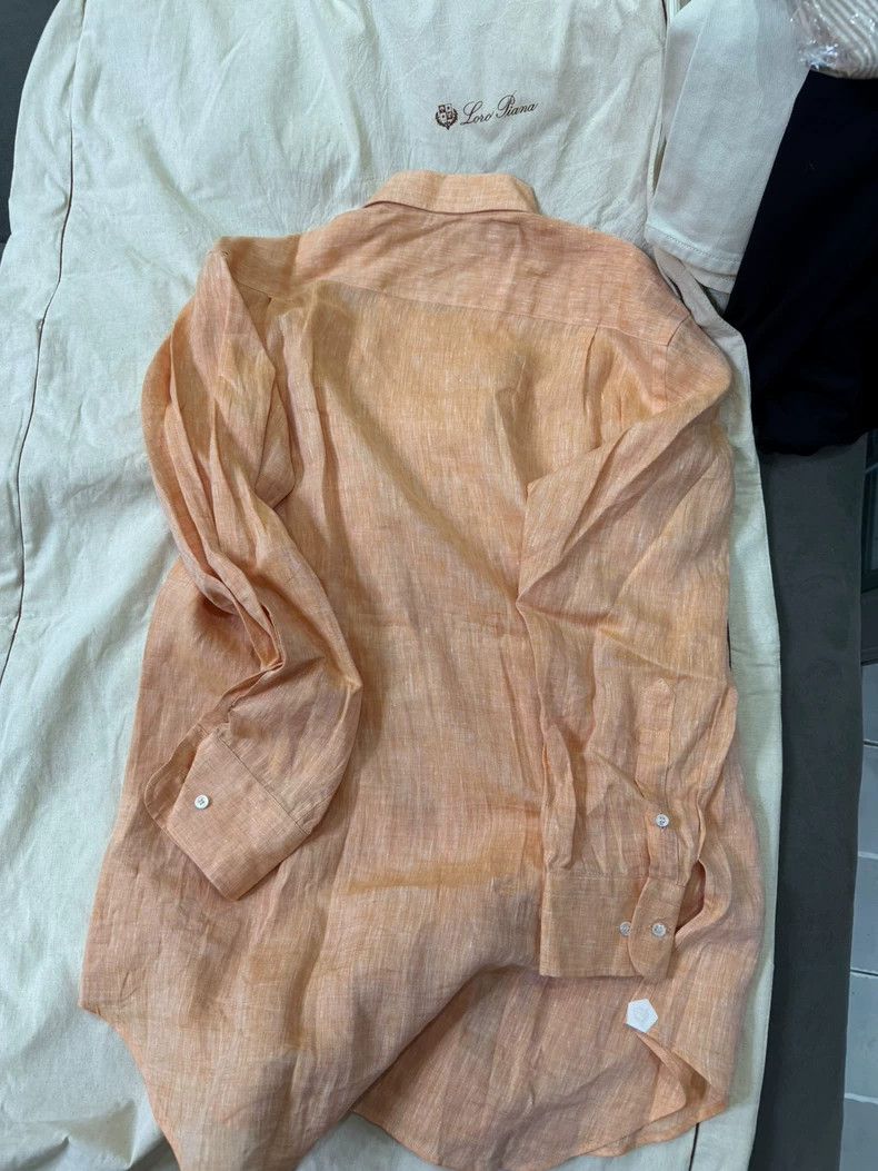 Loro Piana LORO PIANA Linen shirt Size US L / EU 52-54 / 3 - 6 Thumbnail