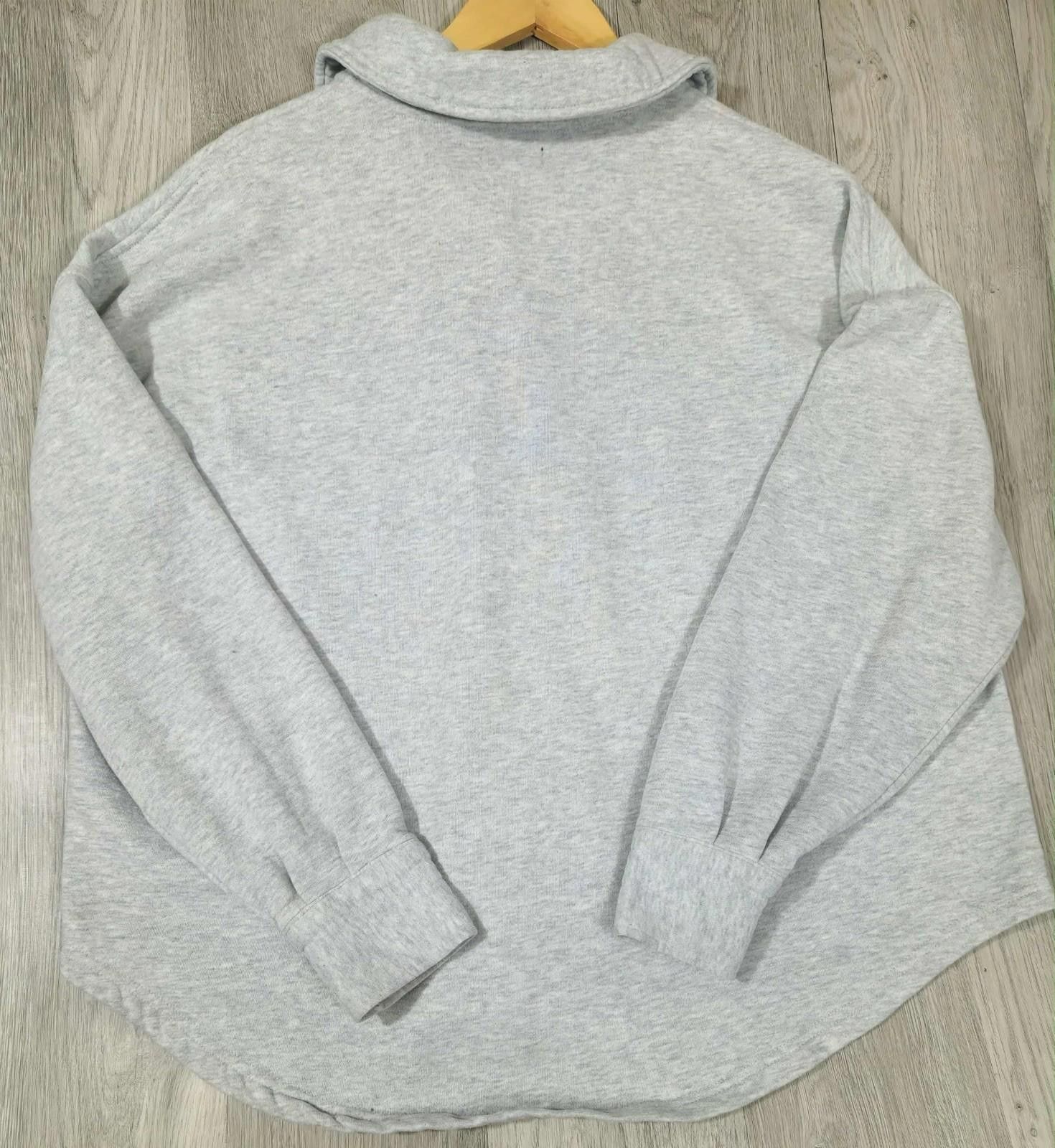 Pacsun Playboy Tennis Club Gray Button Up Sherpa Lined Jacket#6 Size US S / EU 44-46 / 1 - 5 Thumbnail