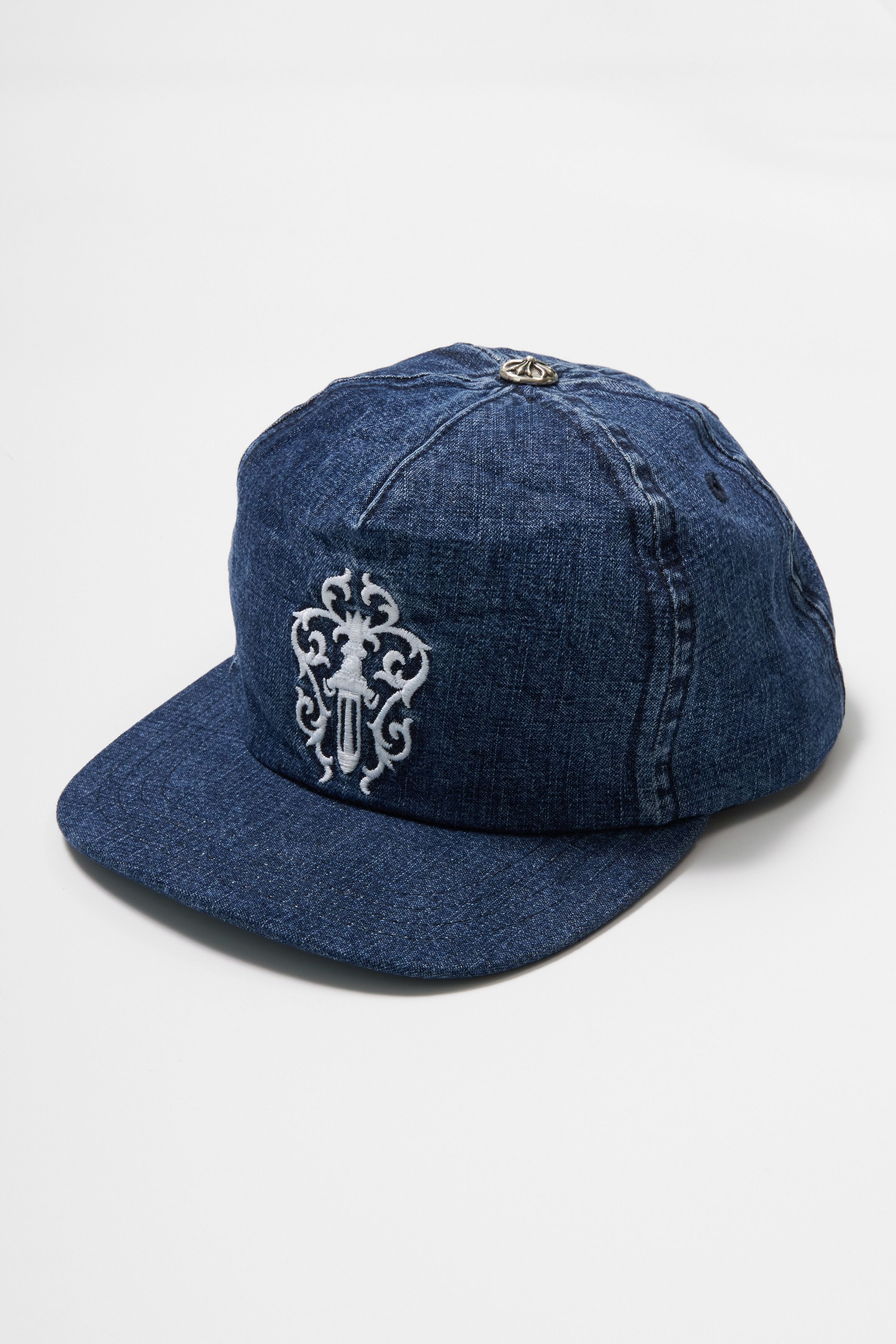 Chrome Hearts Chrome Hearts Slouchy 5 Panel Cap denim Size ONE SIZE - 1 Thumbnail