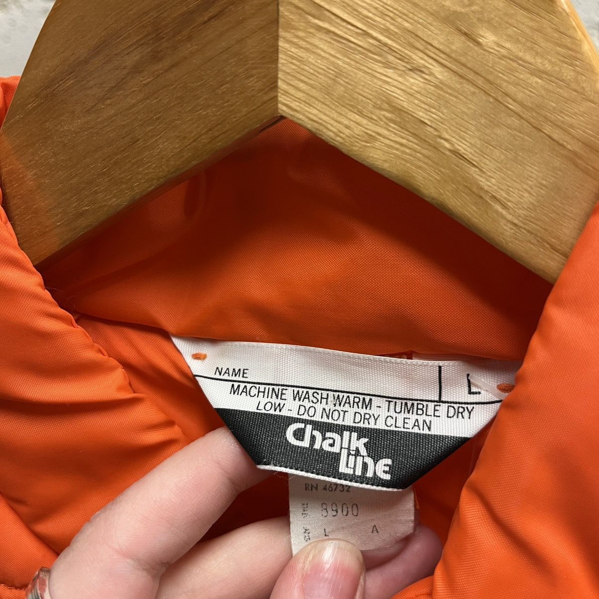 Chalk Line Vintage 80s Chalk Line Clemson Tigers Orange Puffer Vest L Size US L / EU 52-54 / 3 - 3 Thumbnail