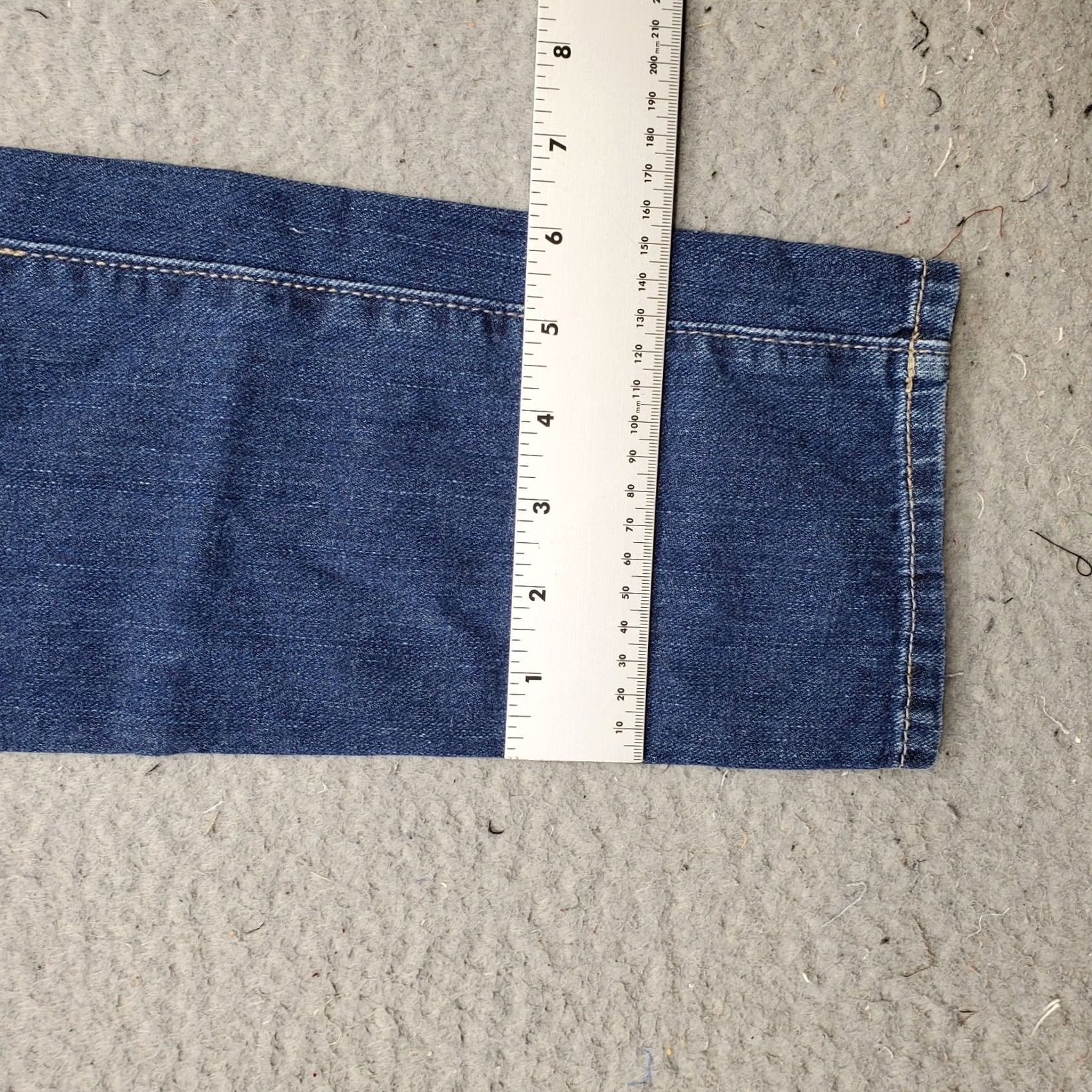 Denime Bullhead Womens 5 Jeans Skinny Blue Denim The 215 Slim Slouch Faded Whiskered Size 27" / US 4 / IT 40 - 5 Thumbnail