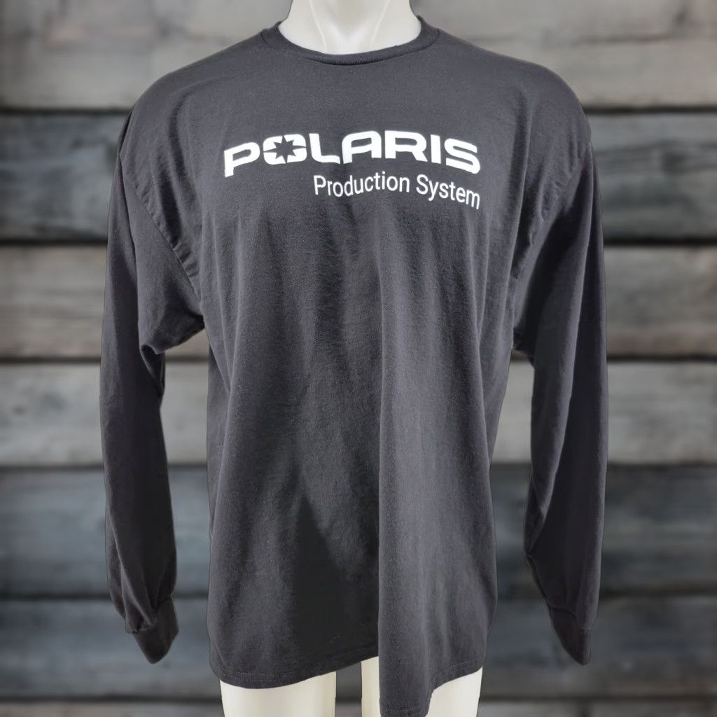 Gildan Gildan Polaris Production Systems Graphic Black Long Sleeve XL Mens T-Shirt Size US XL / EU 56 / 4 - 1 Thumbnail