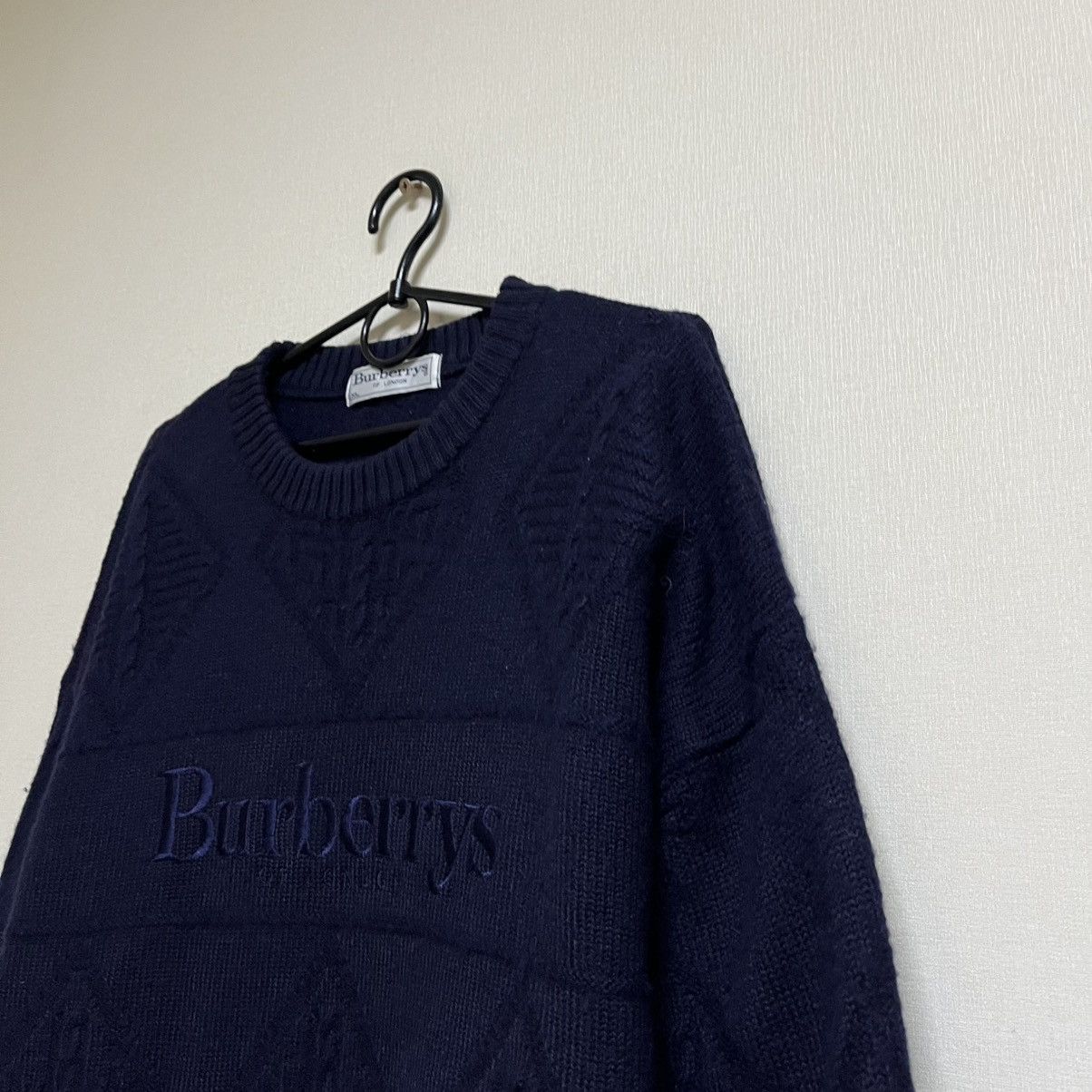 Burberry Vintage Burberry sweater jumper 90s Size US XL / EU 56 / 4 - 2 Thumbnail