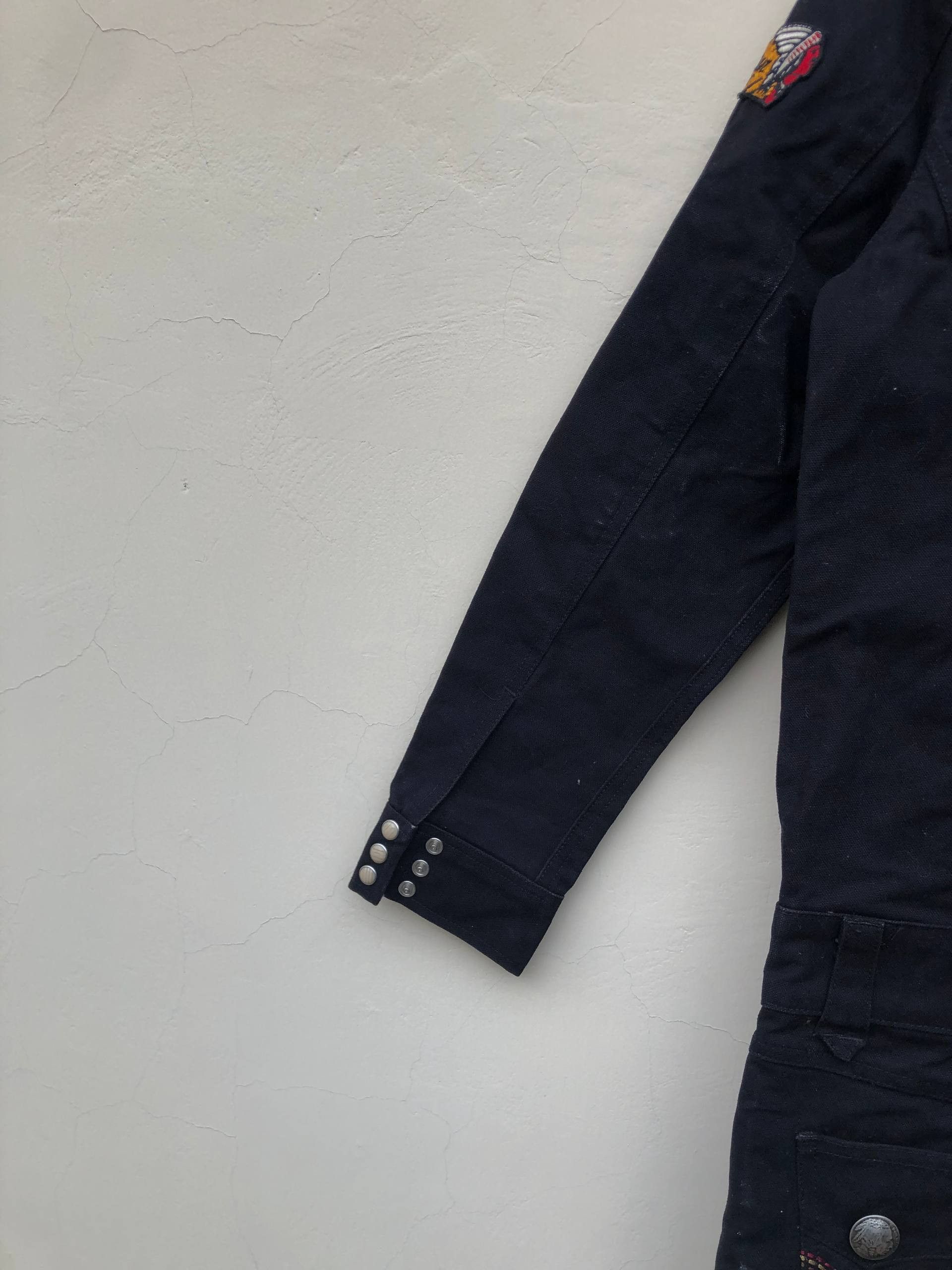 If Six Was Nine Indians Motorcycle Overalls Fading Jeans Size US 34 / EU 50 - 8 Thumbnail
