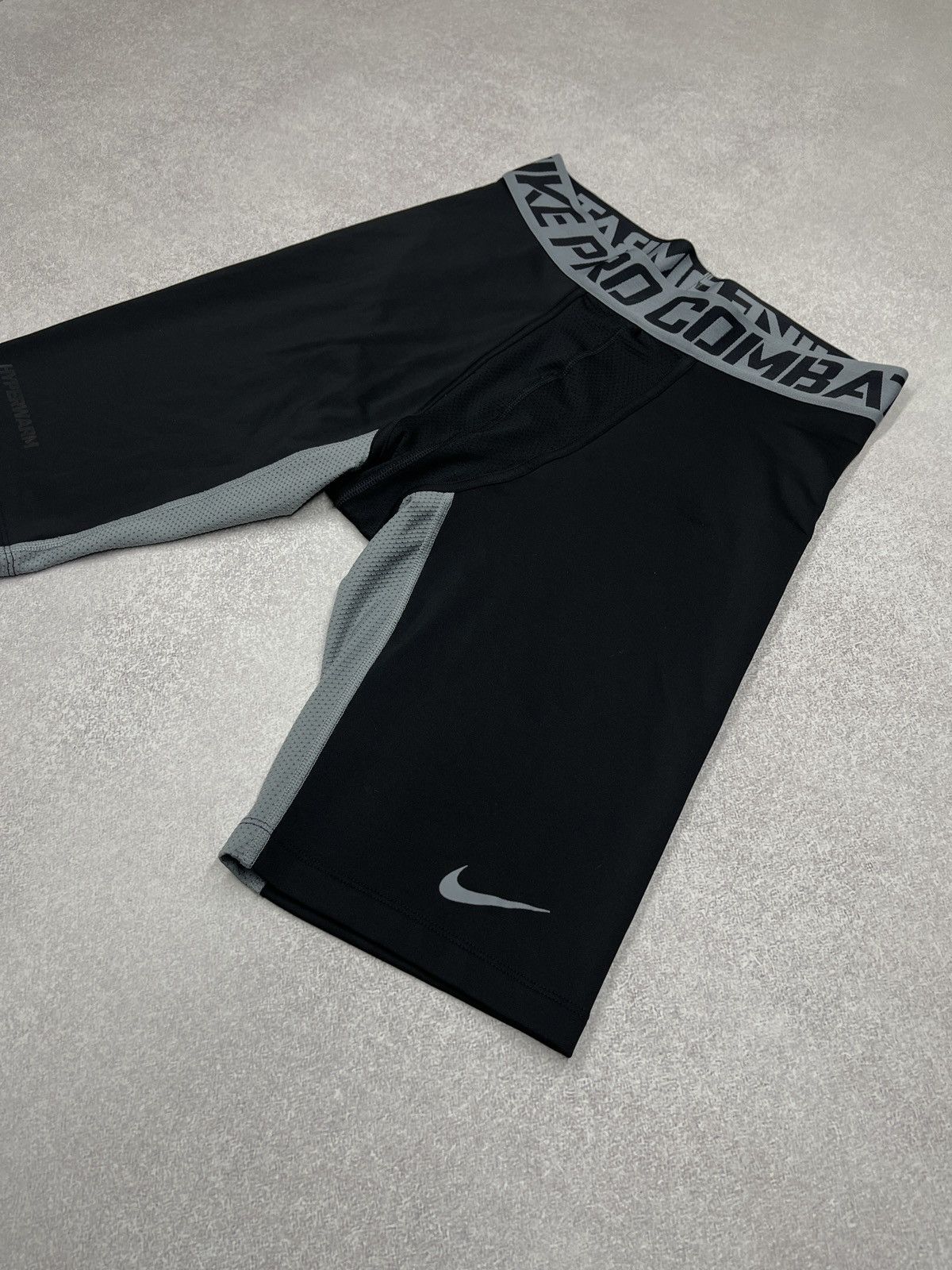 Nike Mens Nike Pro Combat Hyperwarm Compression Shorts Black Size US 36 / EU 52 - 4 Thumbnail