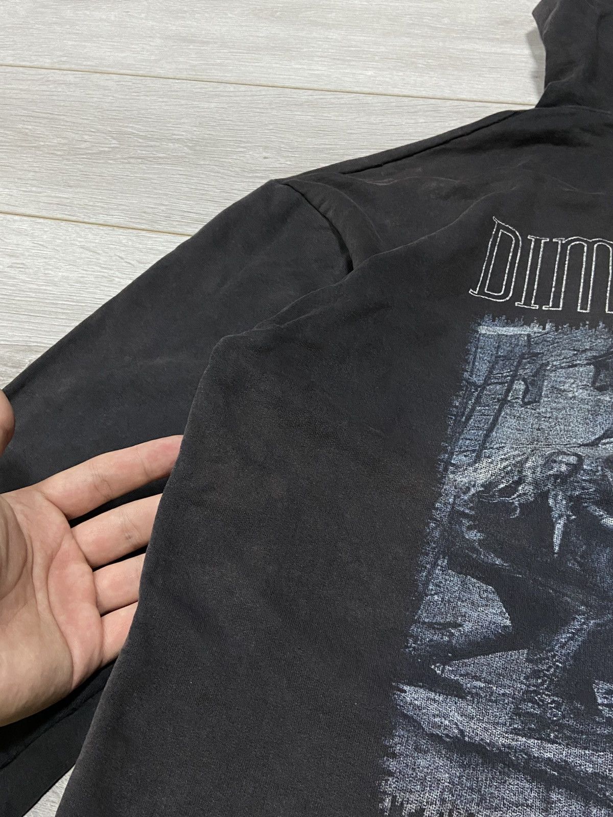 Band Tees Vintage Dimmu Borgit distressed faded hoodie Size US L / EU 52-54 / 3 - 14 Thumbnail