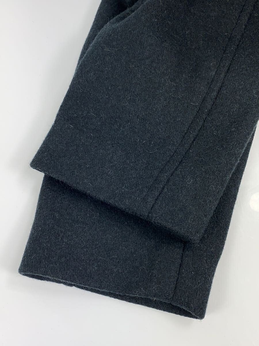 Taiga Takahashi Black Wool Mackinaw Coat Solid Color Size US S / EU 44-46 / 1 - 6 Thumbnail