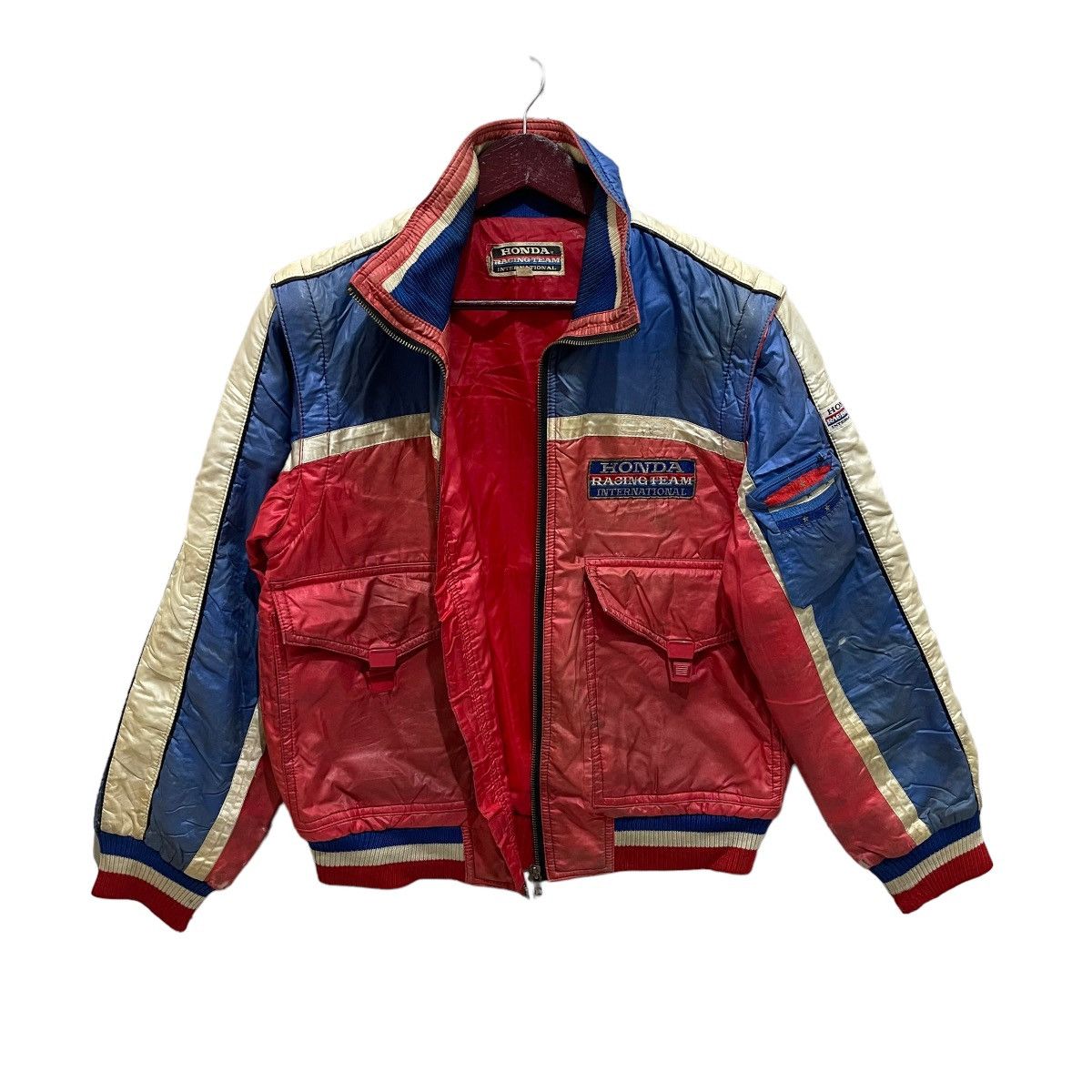 Honda × Vintage Rare Vintage 80s Honda Racing Motorcycle Riding Jacket Size US M / EU 48-50 / 2 - 6 Thumbnail