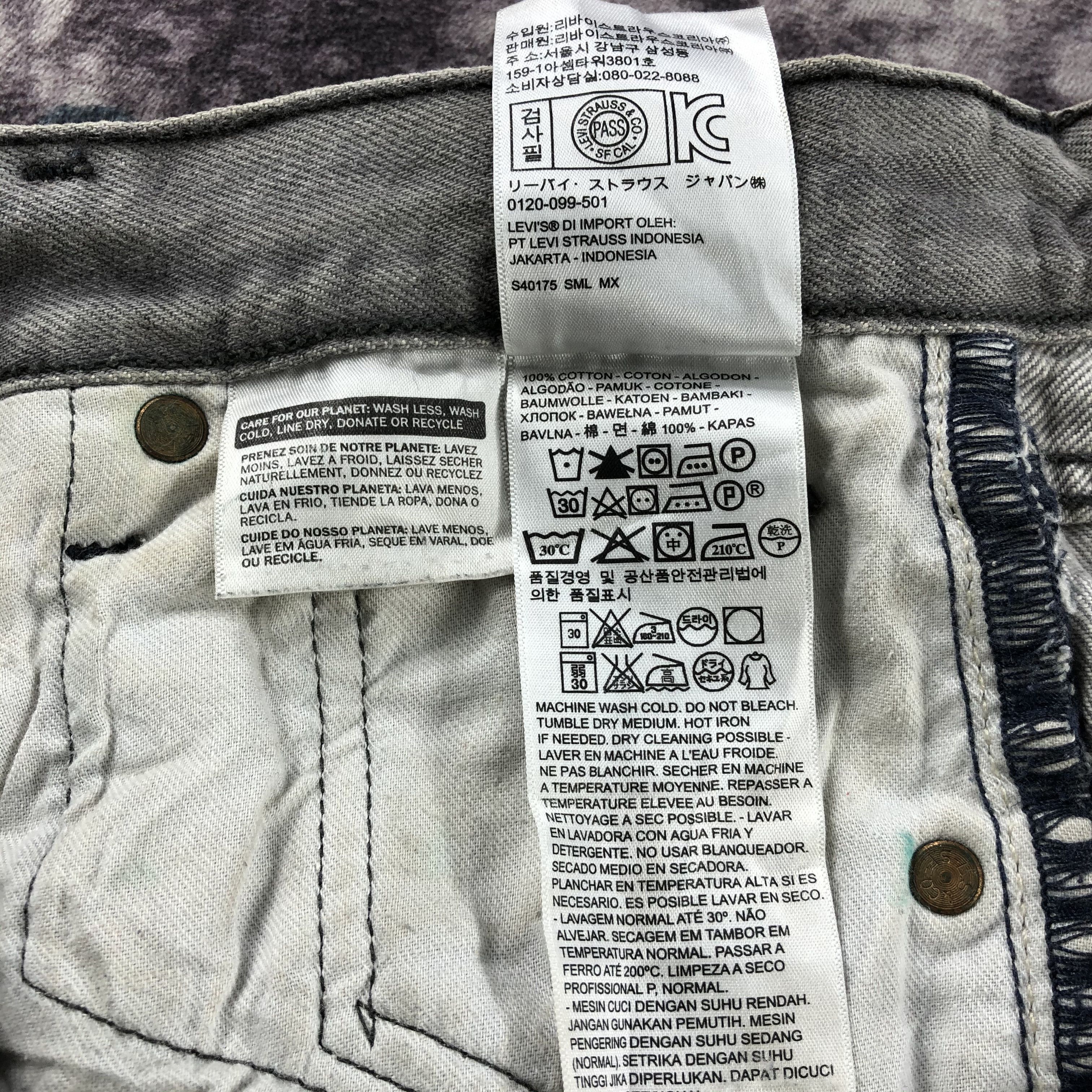 Levi's Vintage Levis 501 Ash Gray Jeans-JM3013 Size US 30 / EU 46 - 13 Thumbnail