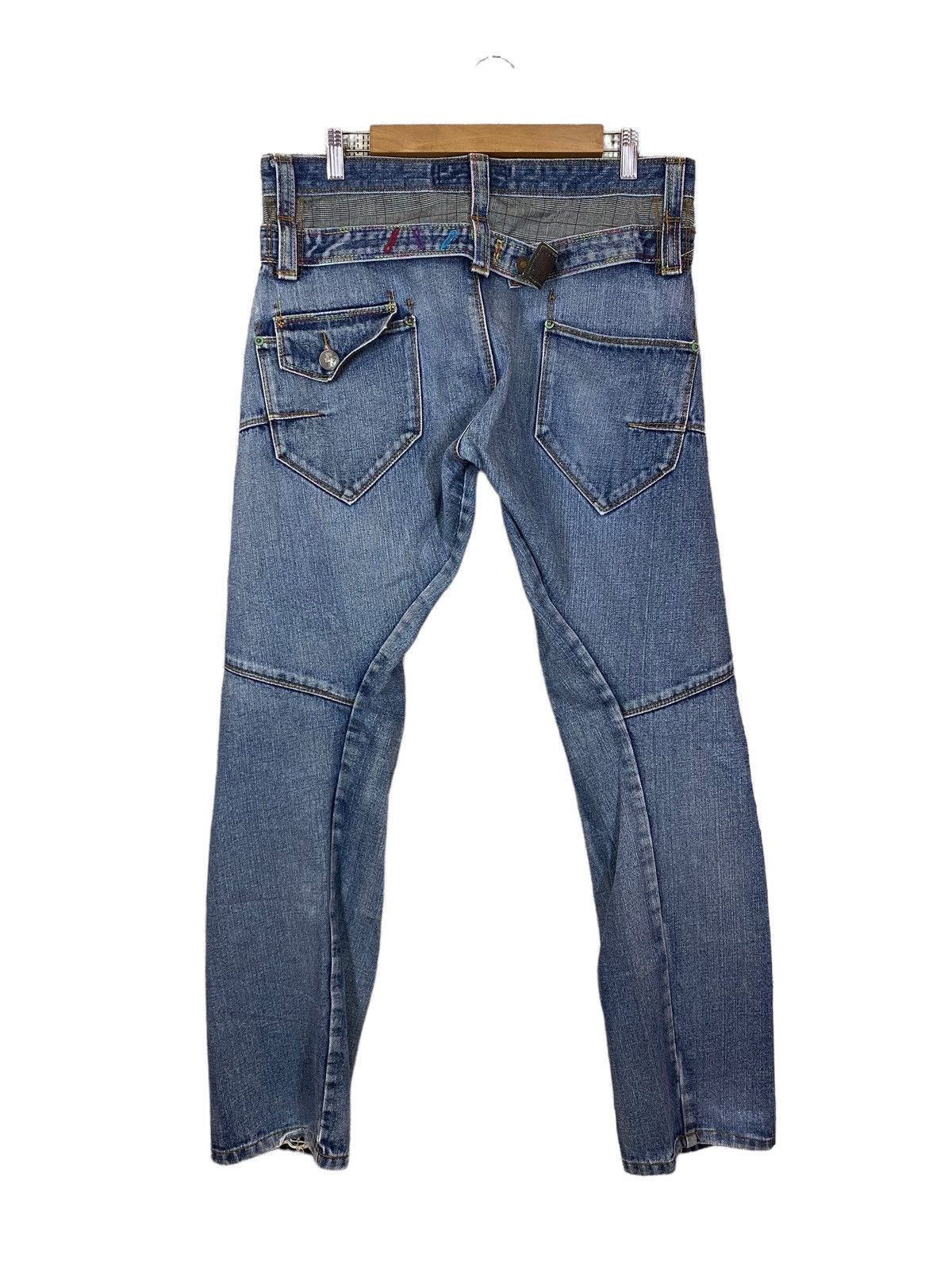 Japanese Brand × Seditionaries Breathmint double waist flared denim very rare Size US 34 / EU 50 - 2 Thumbnail