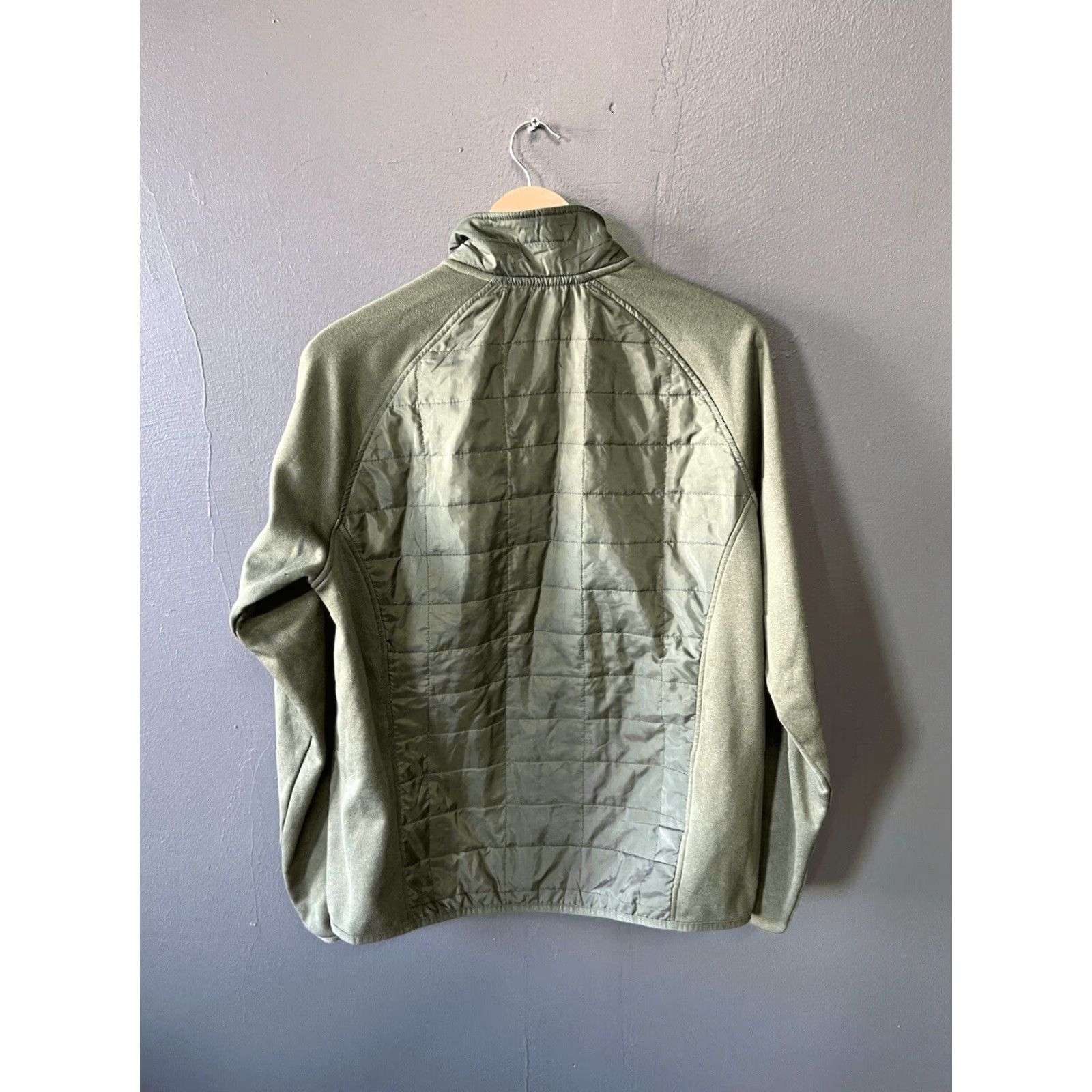 Orvis Orvis Mens Green Long Sleeve Quilted Full Zip Jacket Size Medium Size US M / EU 48-50 / 2 - 2 Thumbnail