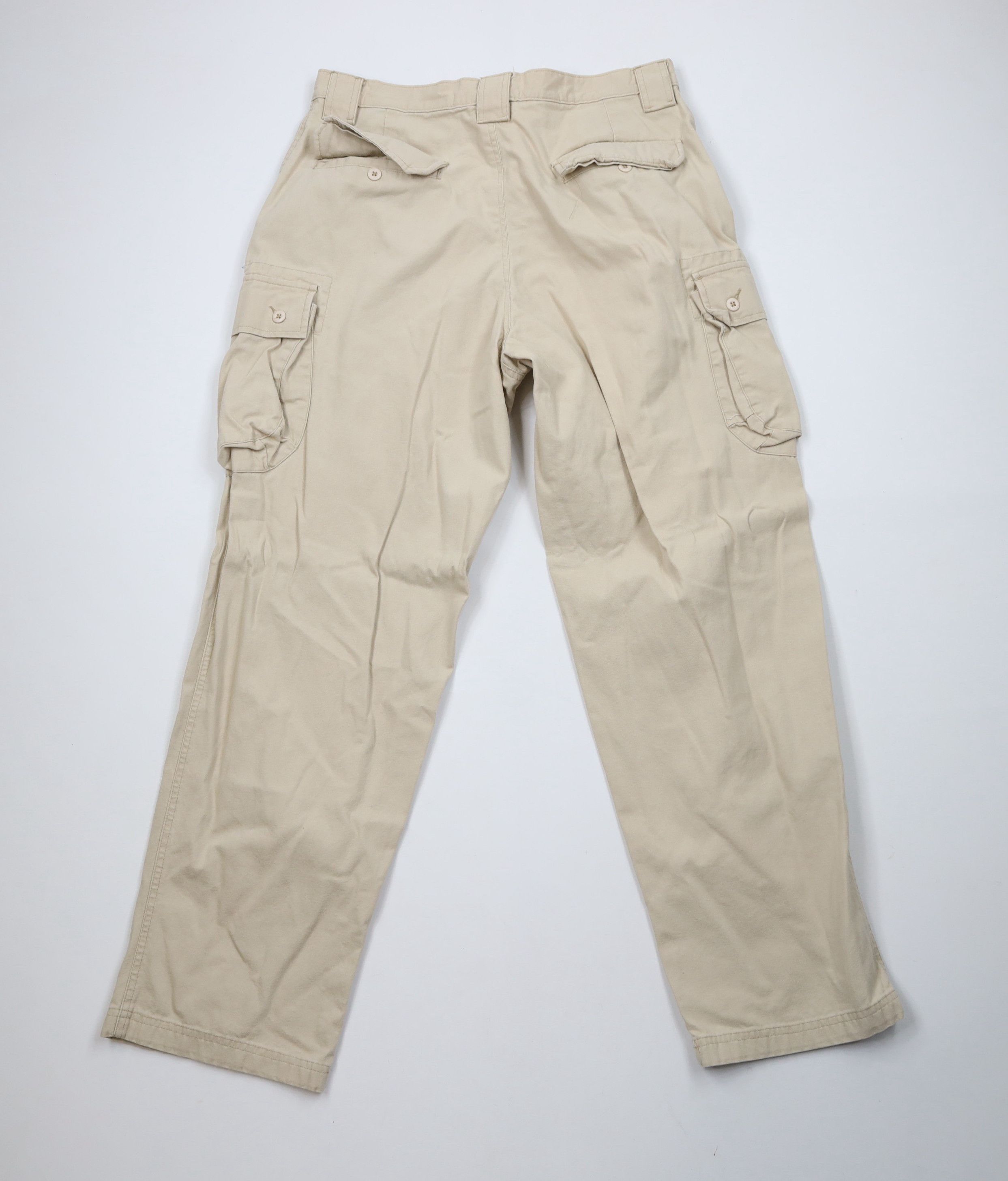 L.L. Bean × Vintage Vintage 90s LL Bean Heavy Safari Bush Wide Leg Cargo Pants Size US 38 / EU 54 - 9 Thumbnail