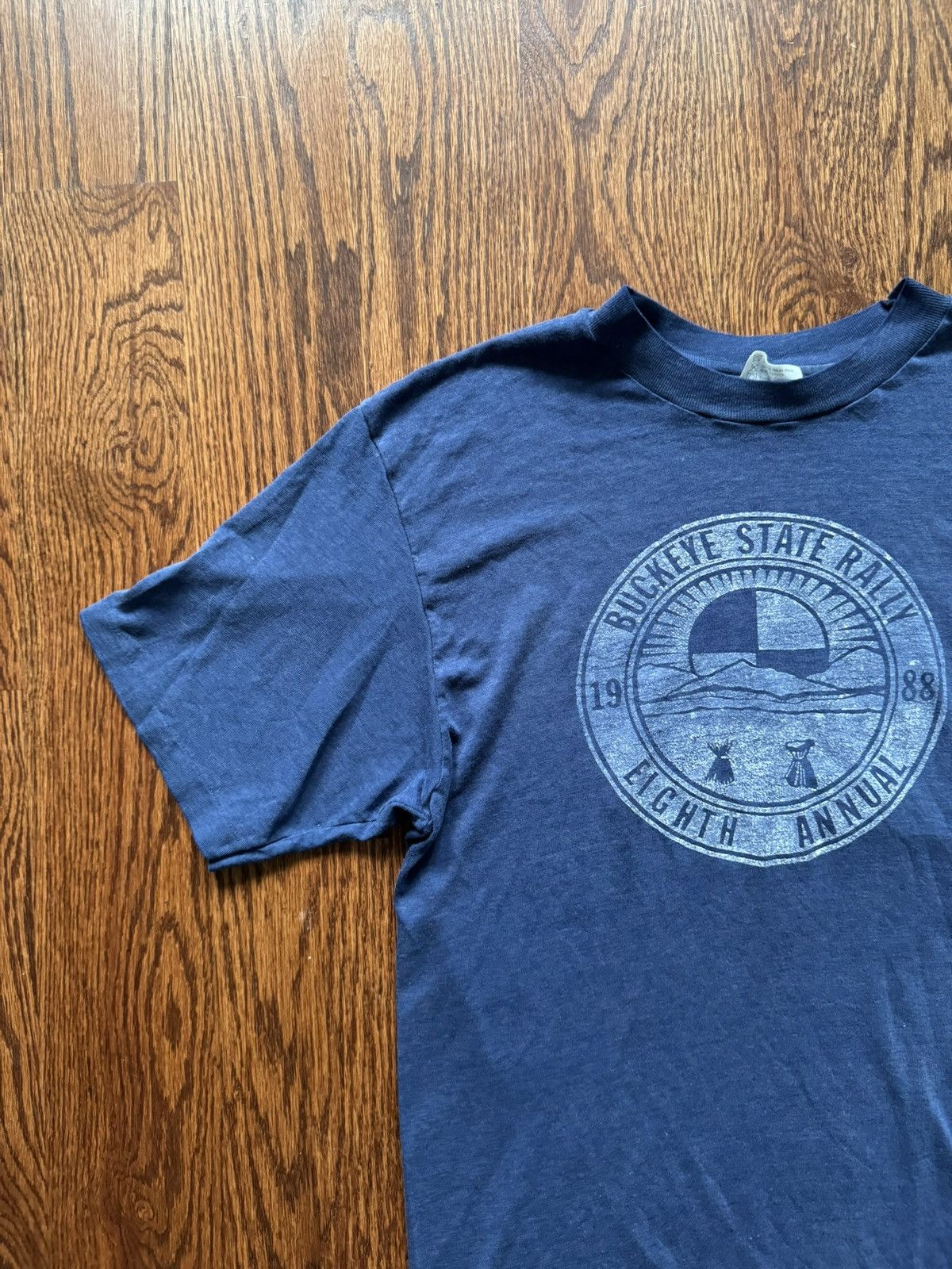 Vintage Vintage Blue Buckeye State T Shirt Size US M / EU 48-50 / 2 - 13 Thumbnail