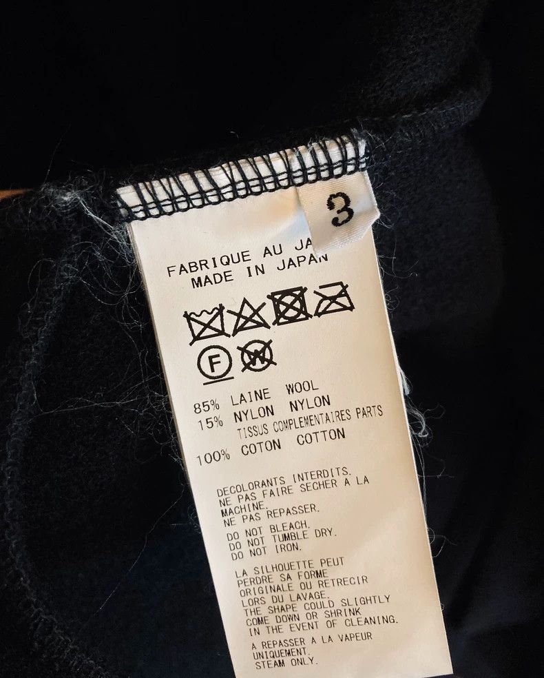 Yohji Yamamoto Yohji Yamamoto pour homme 19AW Yohji Yamamoto twill button Size US L / EU 52-54 / 3 - 7 Thumbnail