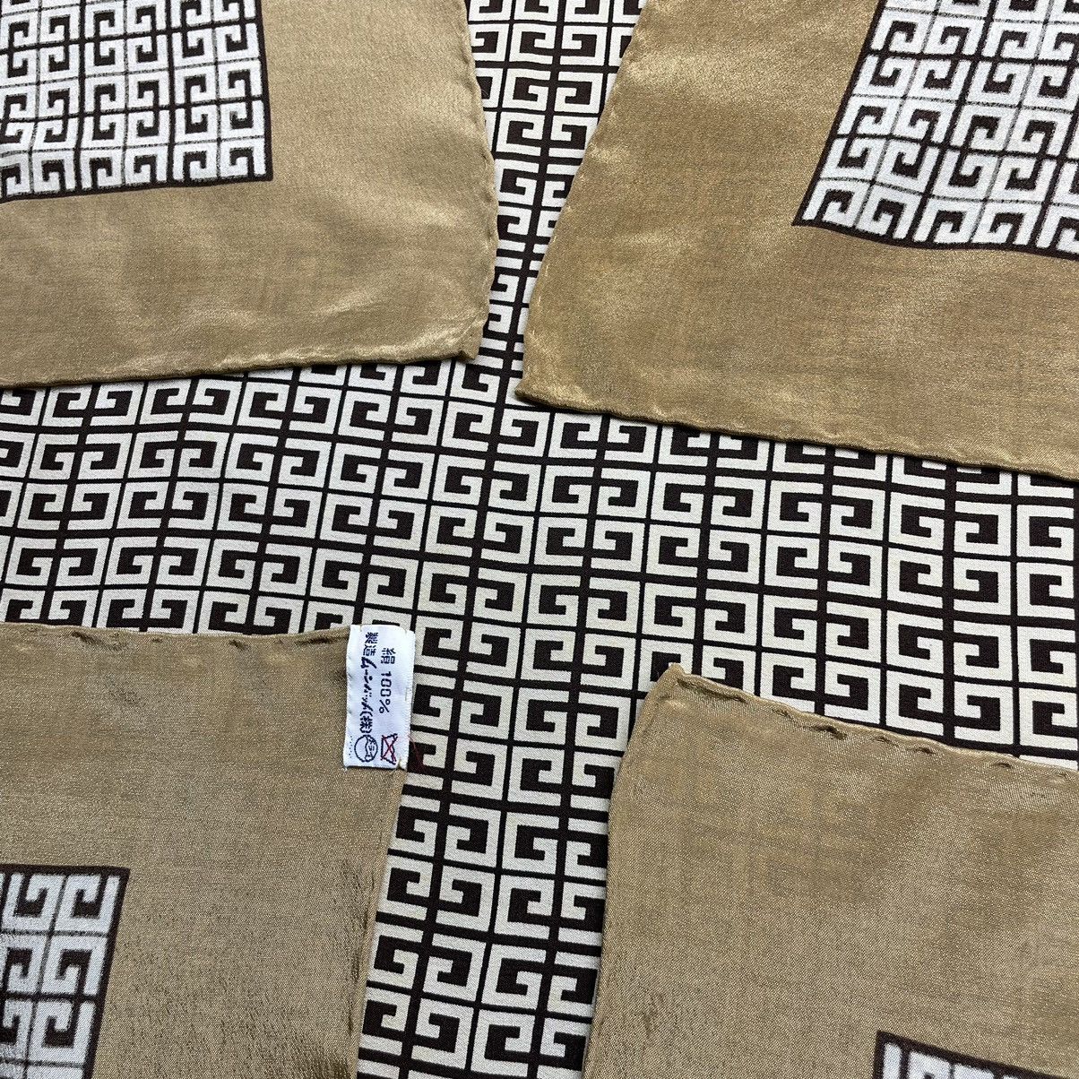 Givenchy Vintage Givenchy Monogram Silk Scarf Size ONE SIZE - 8 Thumbnail