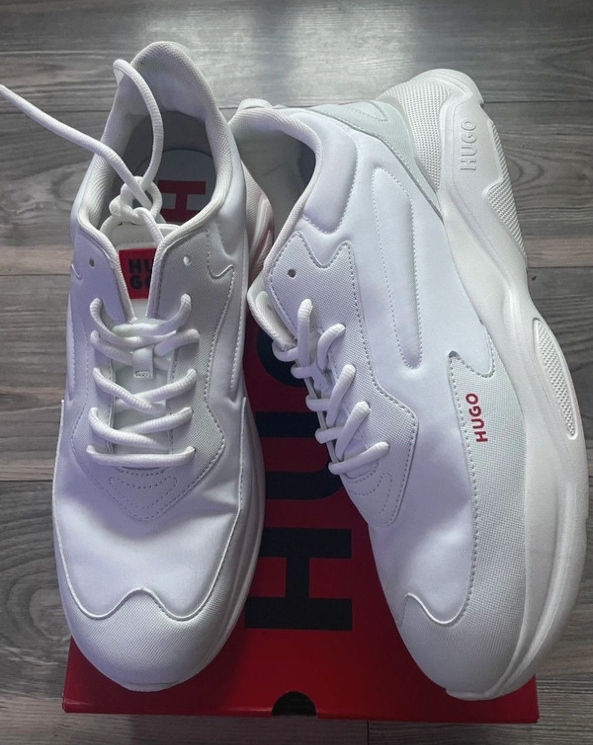 Hugo HUGO Sneakersy 50504799 Biały Size US 15 / EU 48 - 4 Thumbnail