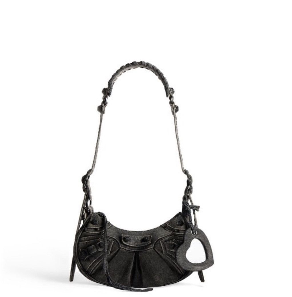 Balenciaga Balenciaga Le Cagole XS Denim with Rhinostones Shoulder Bag Size ONE SIZE - 1 Preview