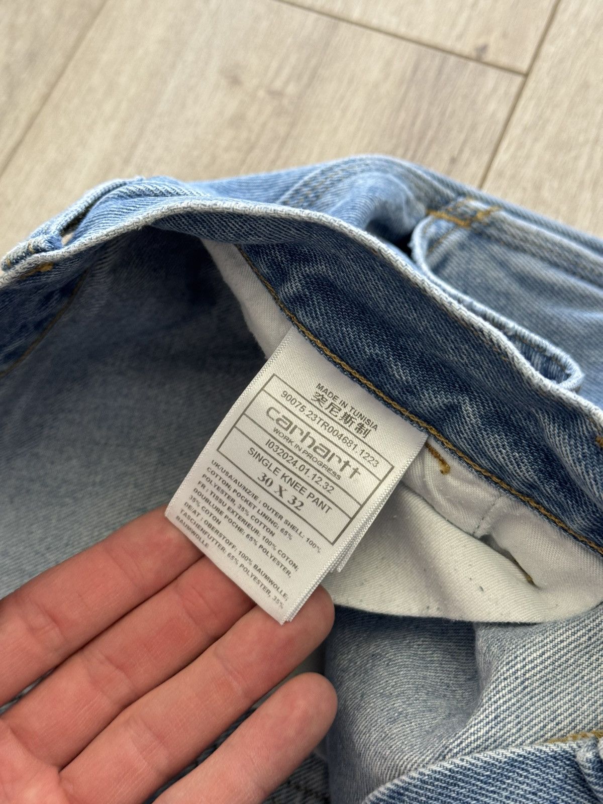 Carhartt Carhartt WIP Single Knee Jeans 30/32 Size US 30 / EU 46 - 14 Thumbnail