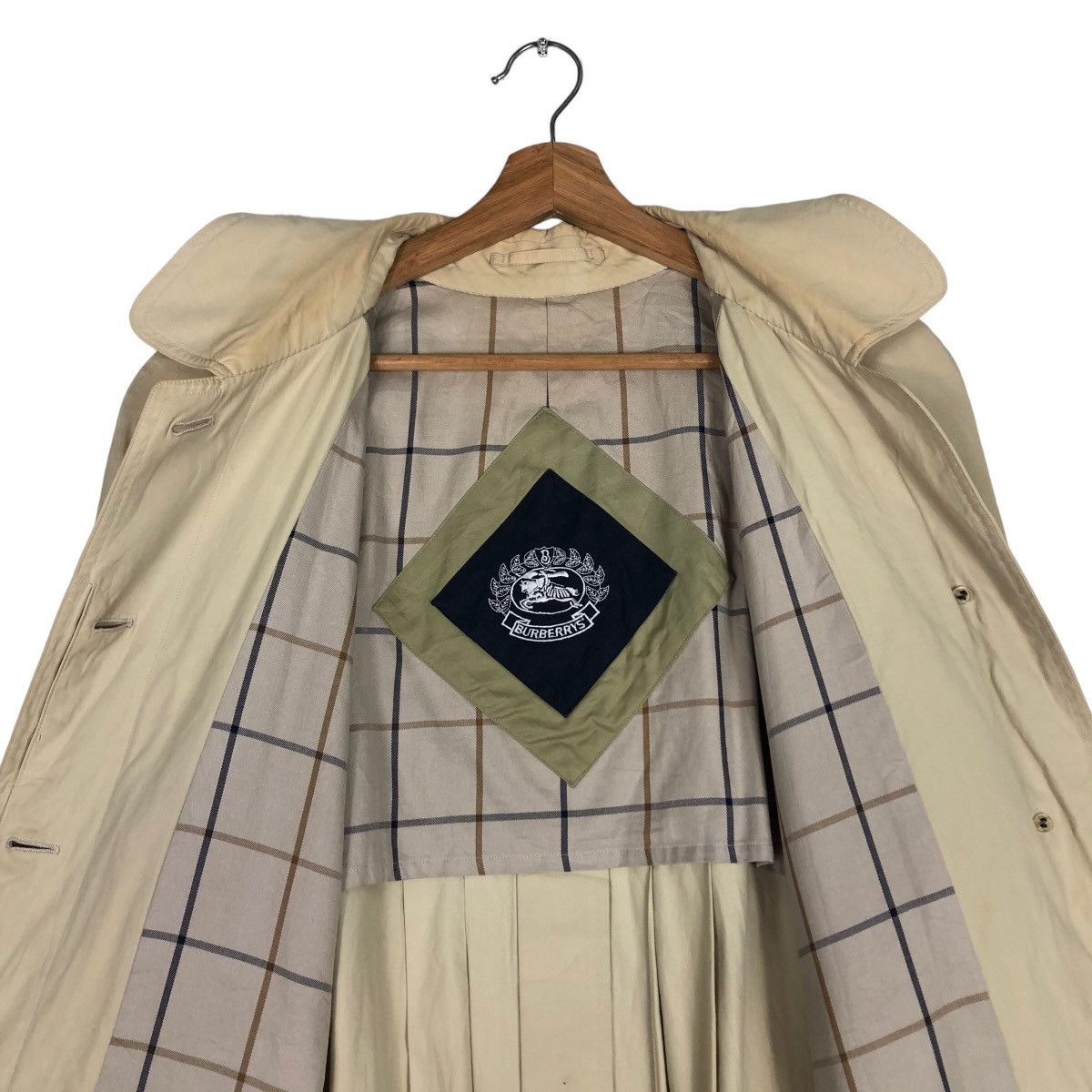 Burberry 🔥Vintage Burberrys Long Jacket Bondage Nova Check Design Size US M / EU 48-50 / 2 - 14 Thumbnail