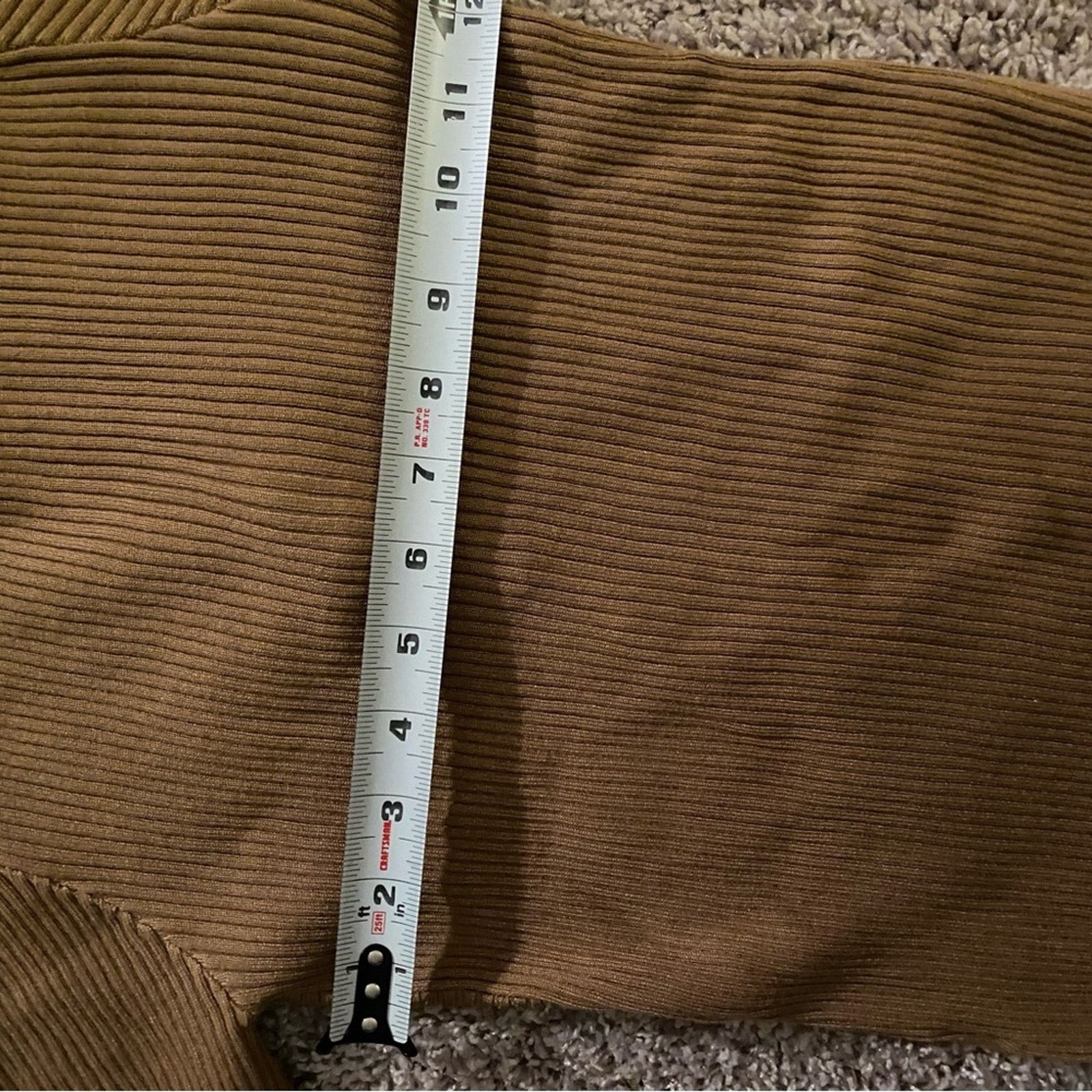 & Other Stories Lea & Viola Camel Ribbed Twist Top Size S / US 4 / IT 40 - 2 Thumbnail
