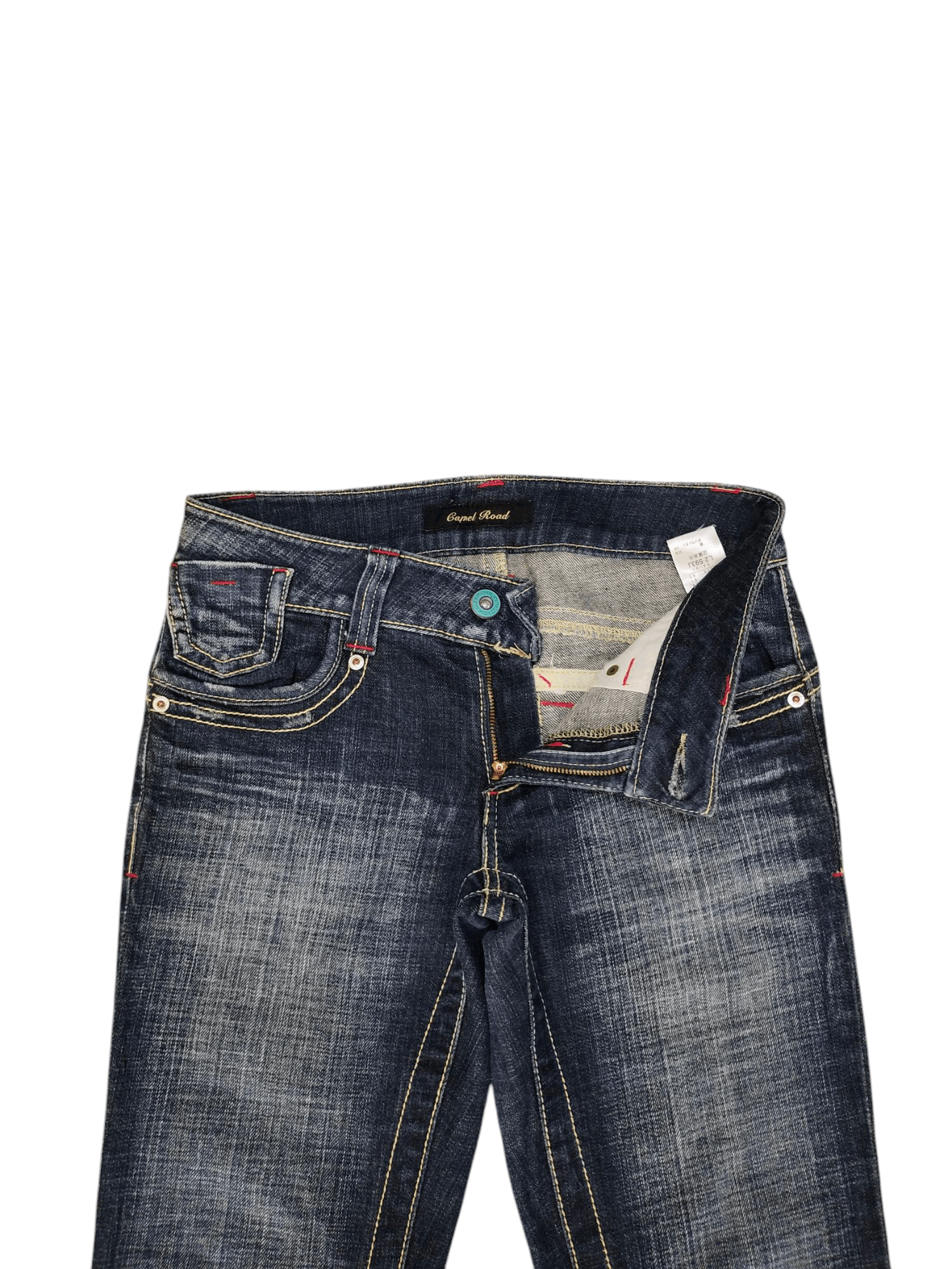 Japanese Brand Flare Jeans Camel Road Japan Faded Low Rise Denim Bootcut Size US 29 - 10 Thumbnail