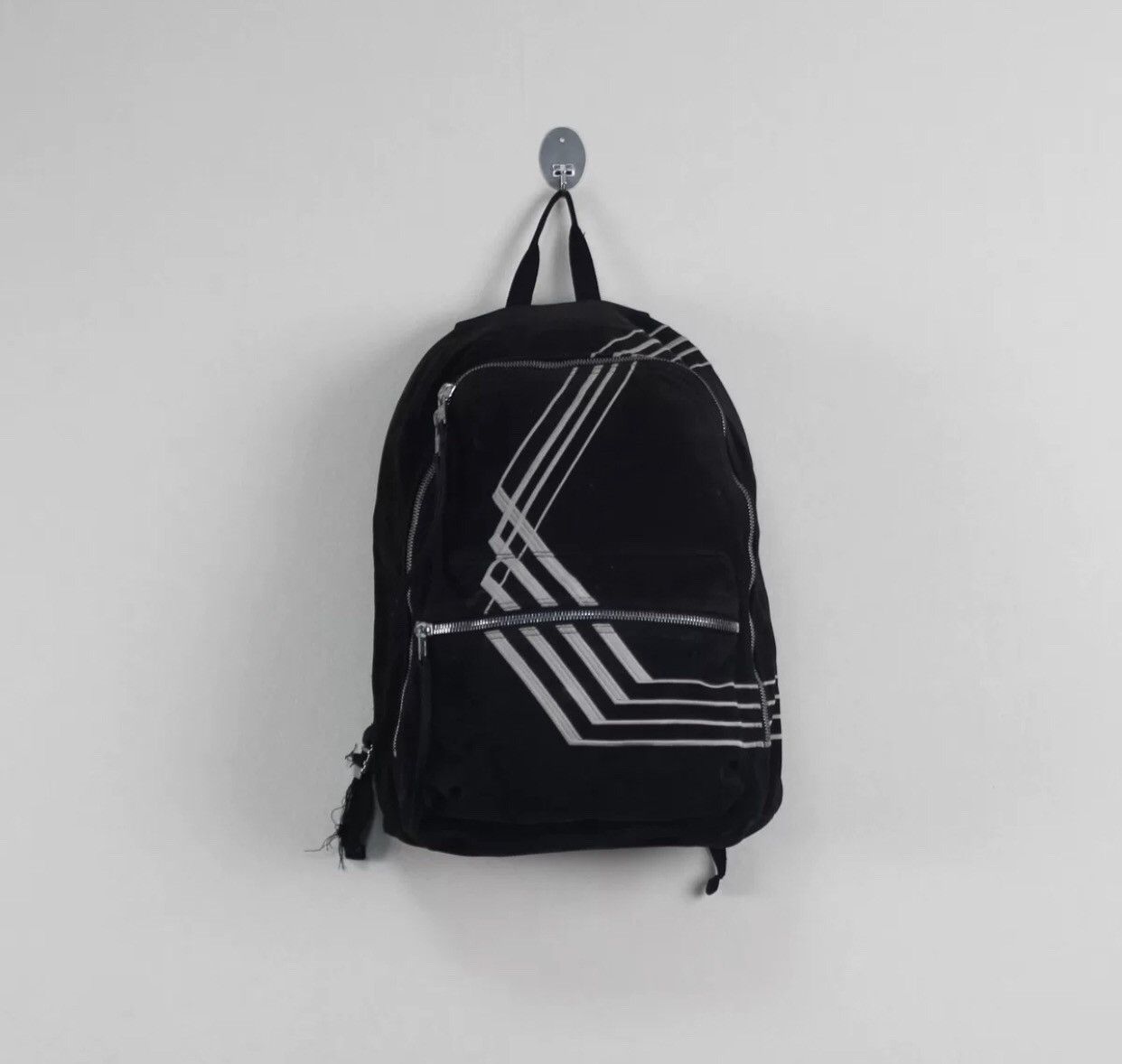 Pre-owned Rick Owens Black Folding Schoolbag