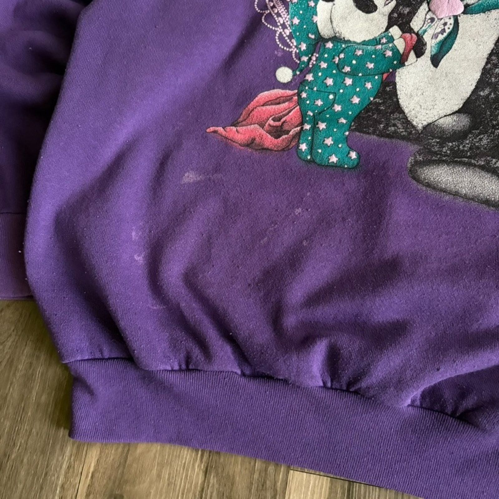 Vintage Vintage Panda Bear Sweatshirt Women's Size L Size L / US 10 / IT 46 - 2 Thumbnail